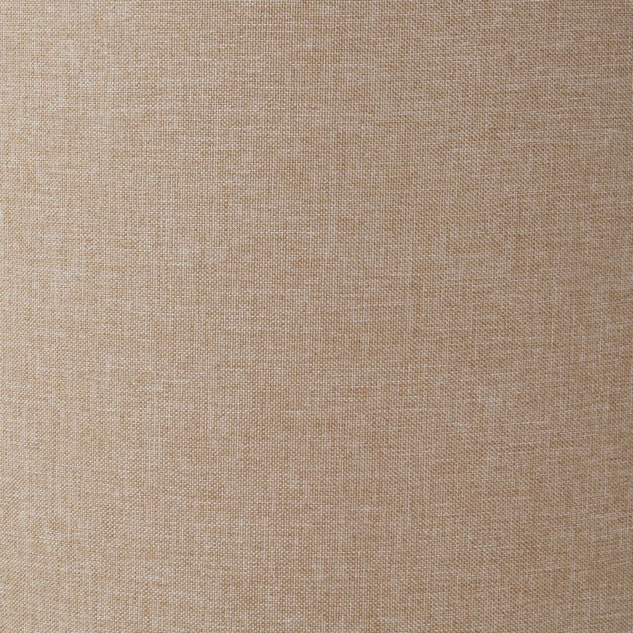 Donovan Round Tufted Linen Storage Ottoman - Beige