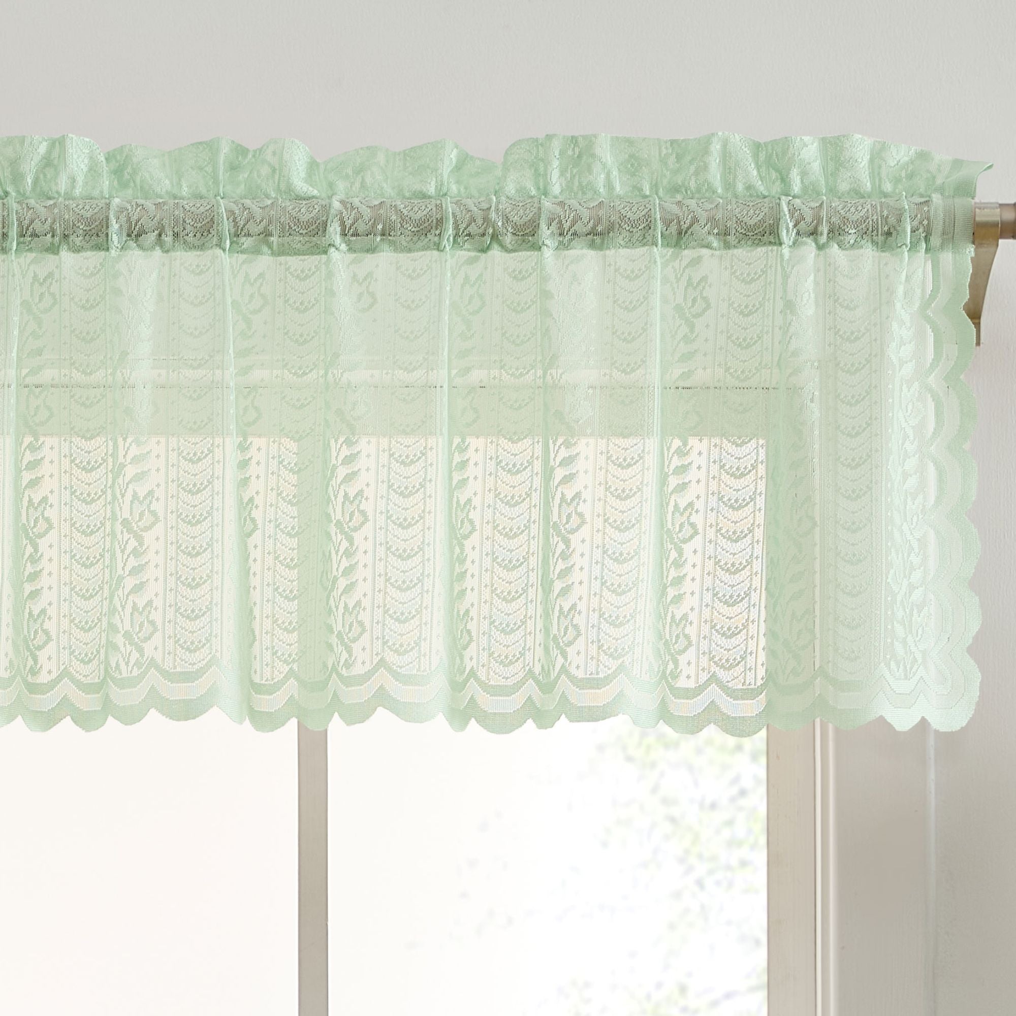 Sophia Floral Rod Pocket Valance