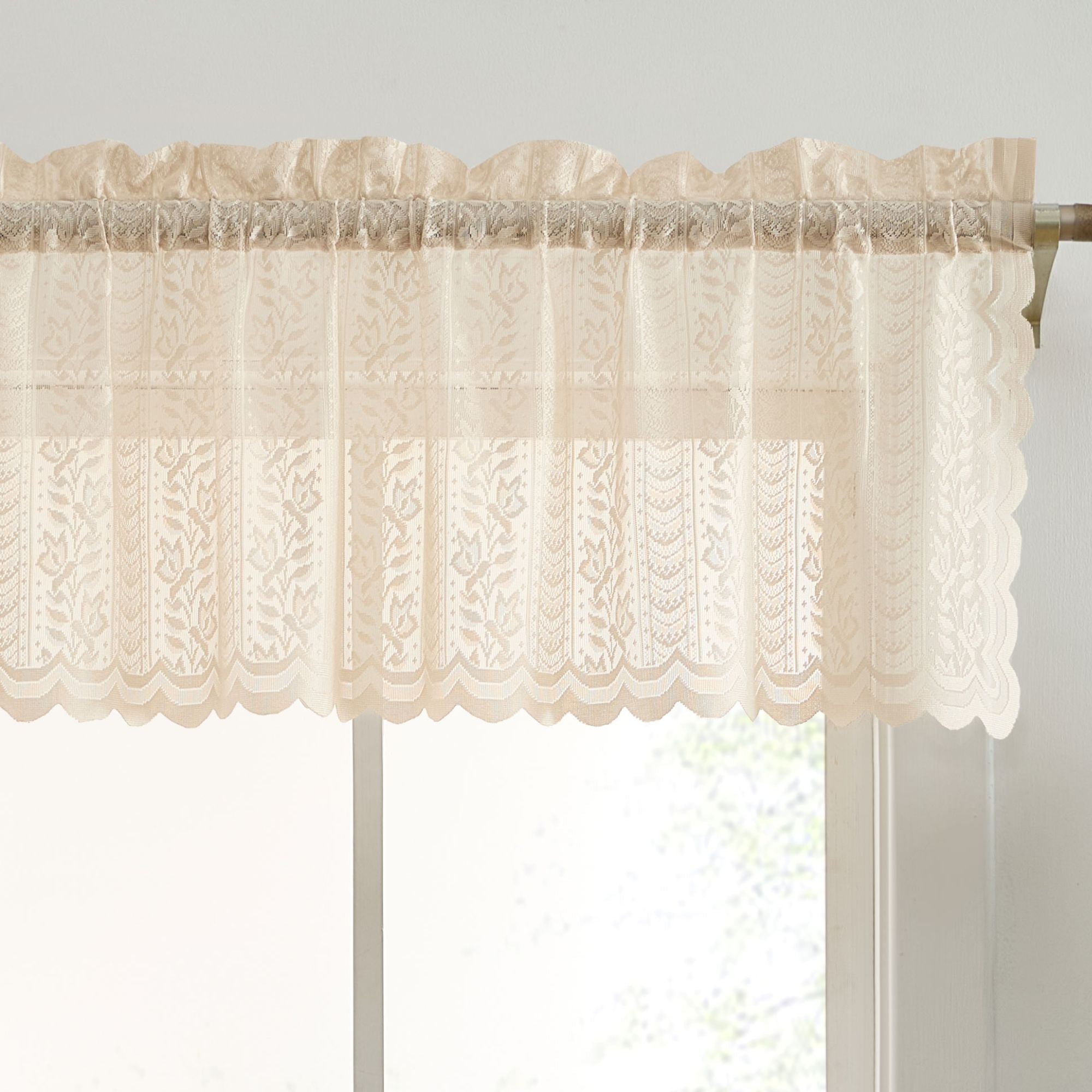 Sophia Floral Rod Pocket Valance