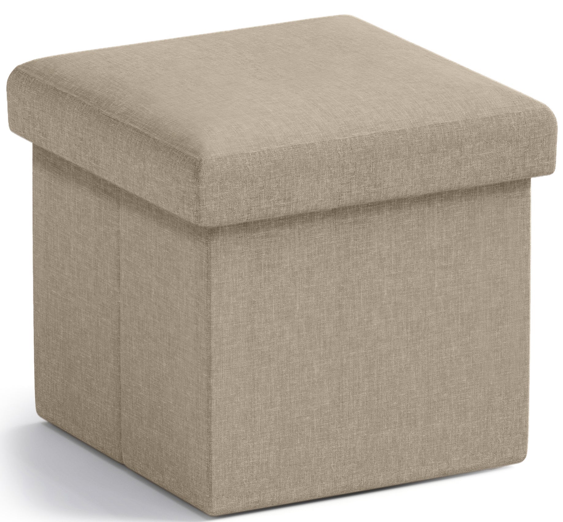 Ornavo Home Foldable Small Storage Ottoman - 12 x 12 x 12