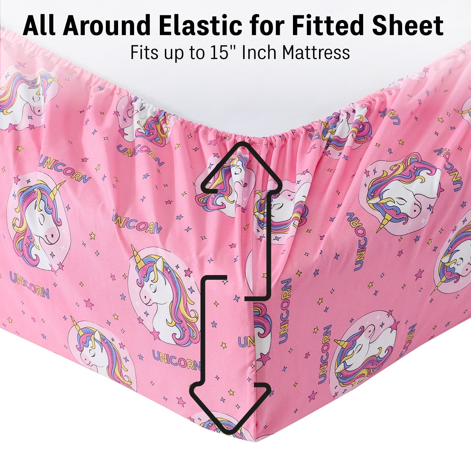 Unicorn Girls Kids Bed Sheets