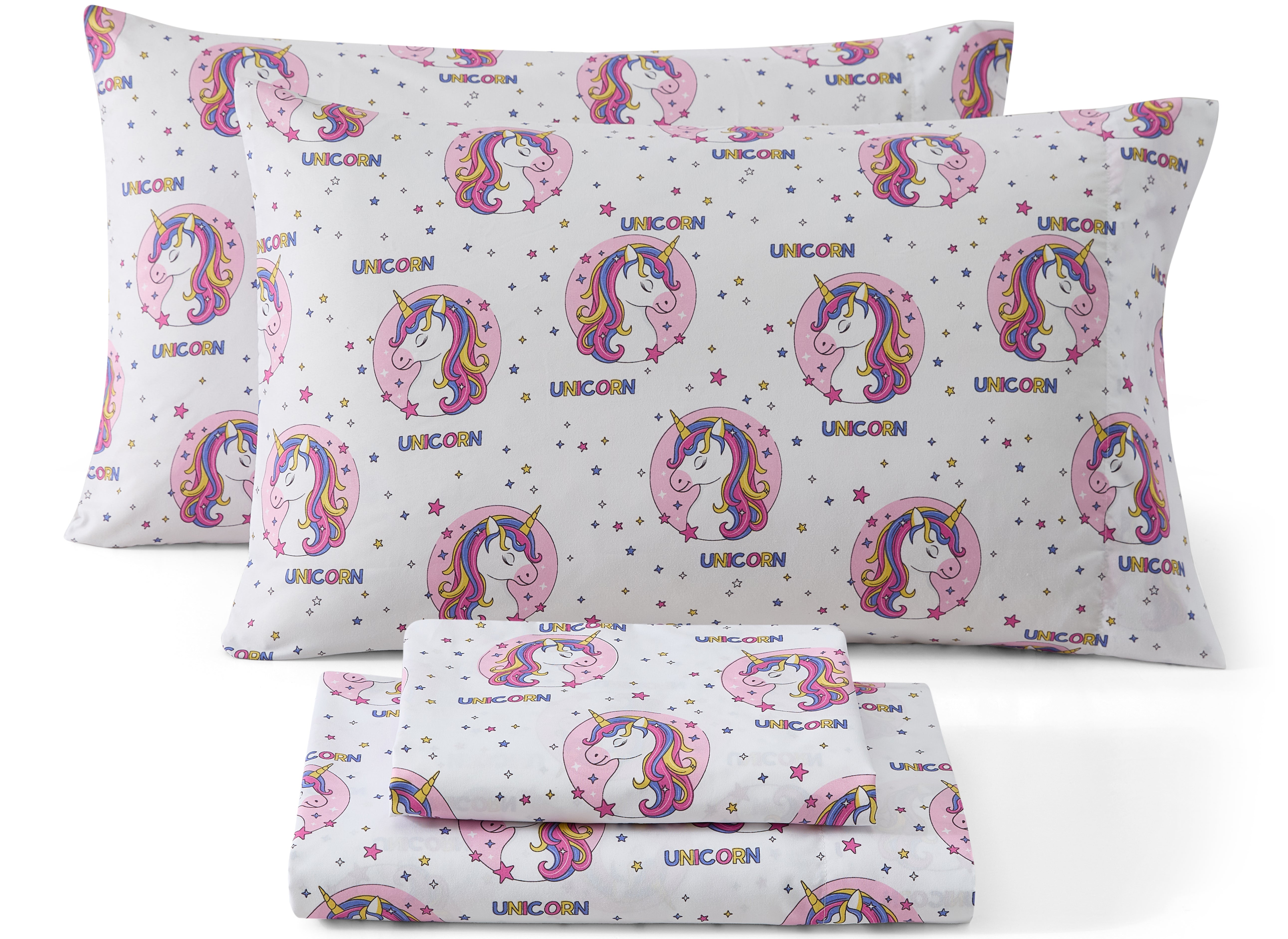 Unicorn Girls Kids Bed Sheets