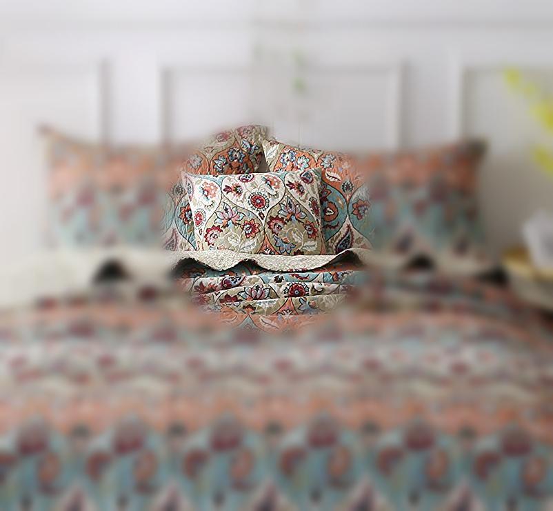 Set of Two Garden Party Bohemian Throw Pillow Covers (LH1403)