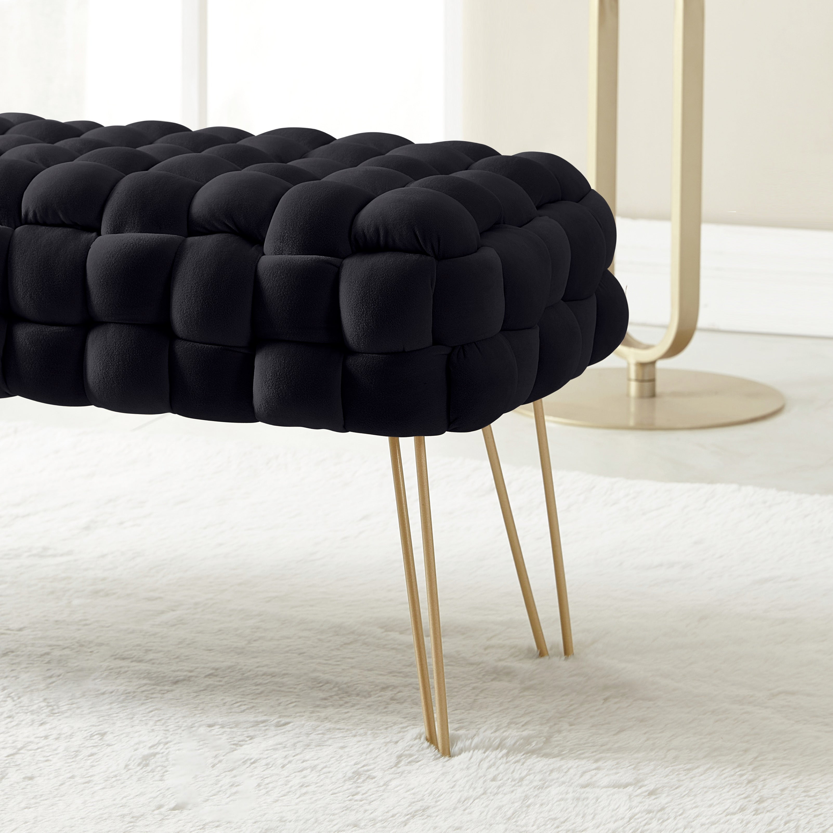 Mirage Velvet Ottoman