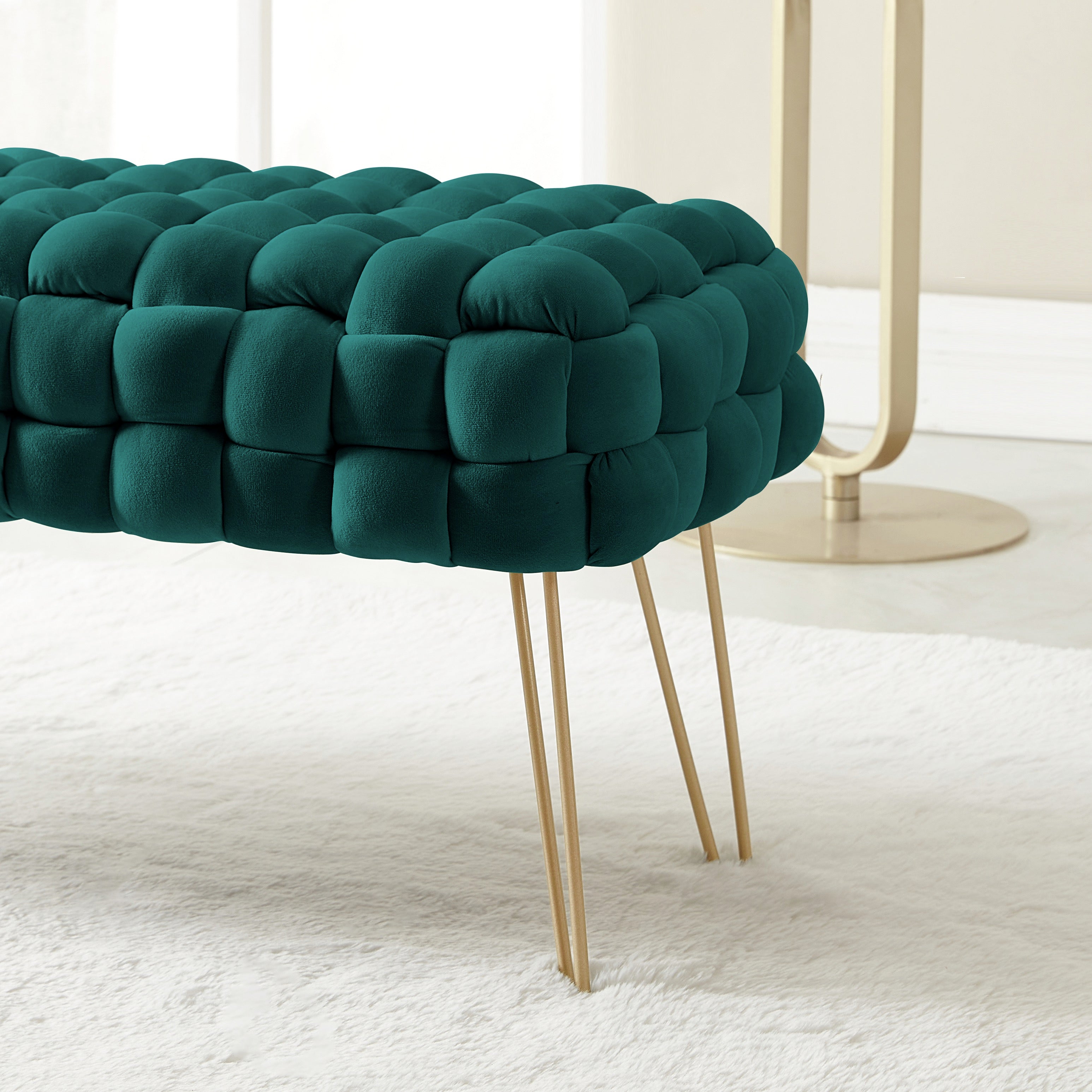 Mirage Velvet Ottoman