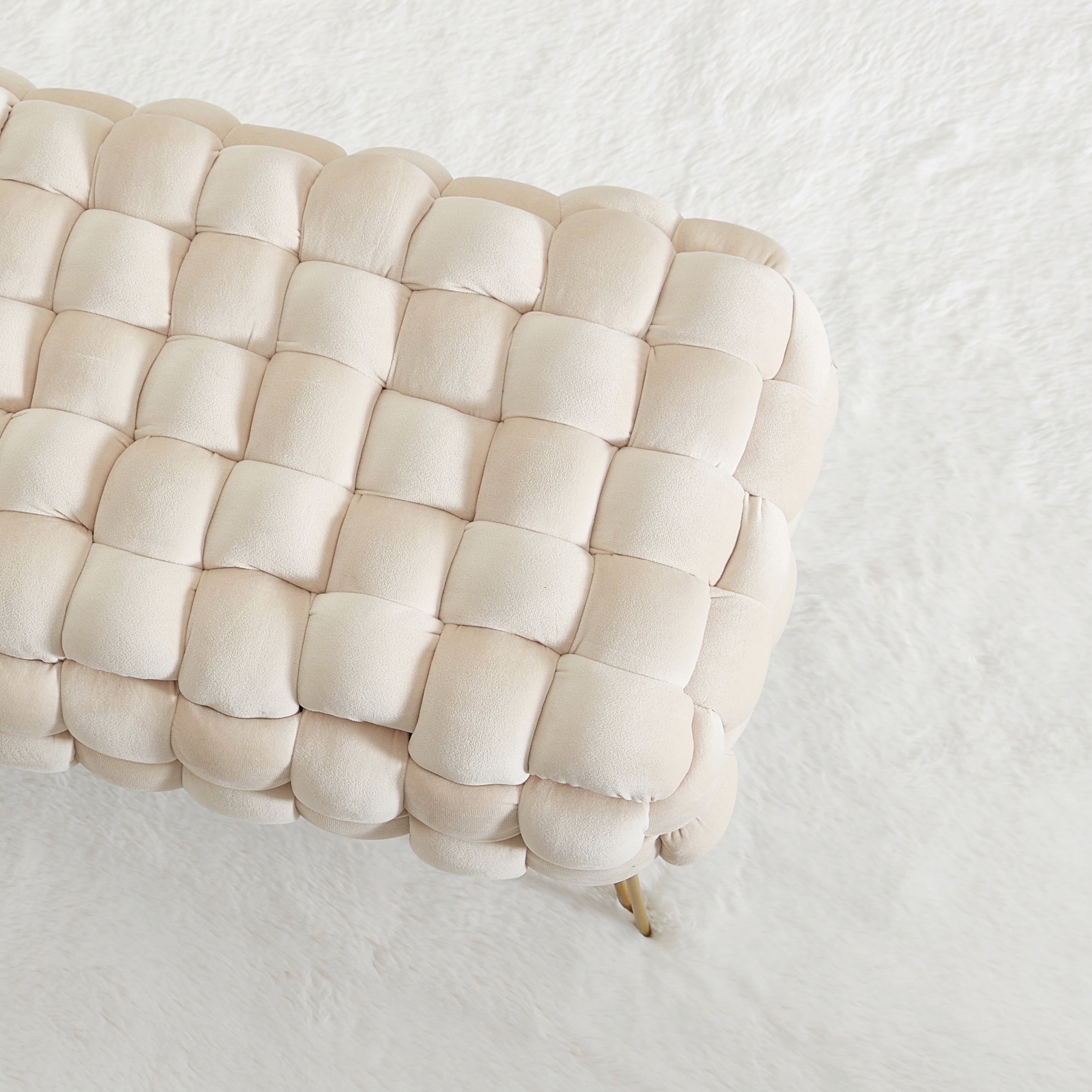 Mirage Velvet Ottoman