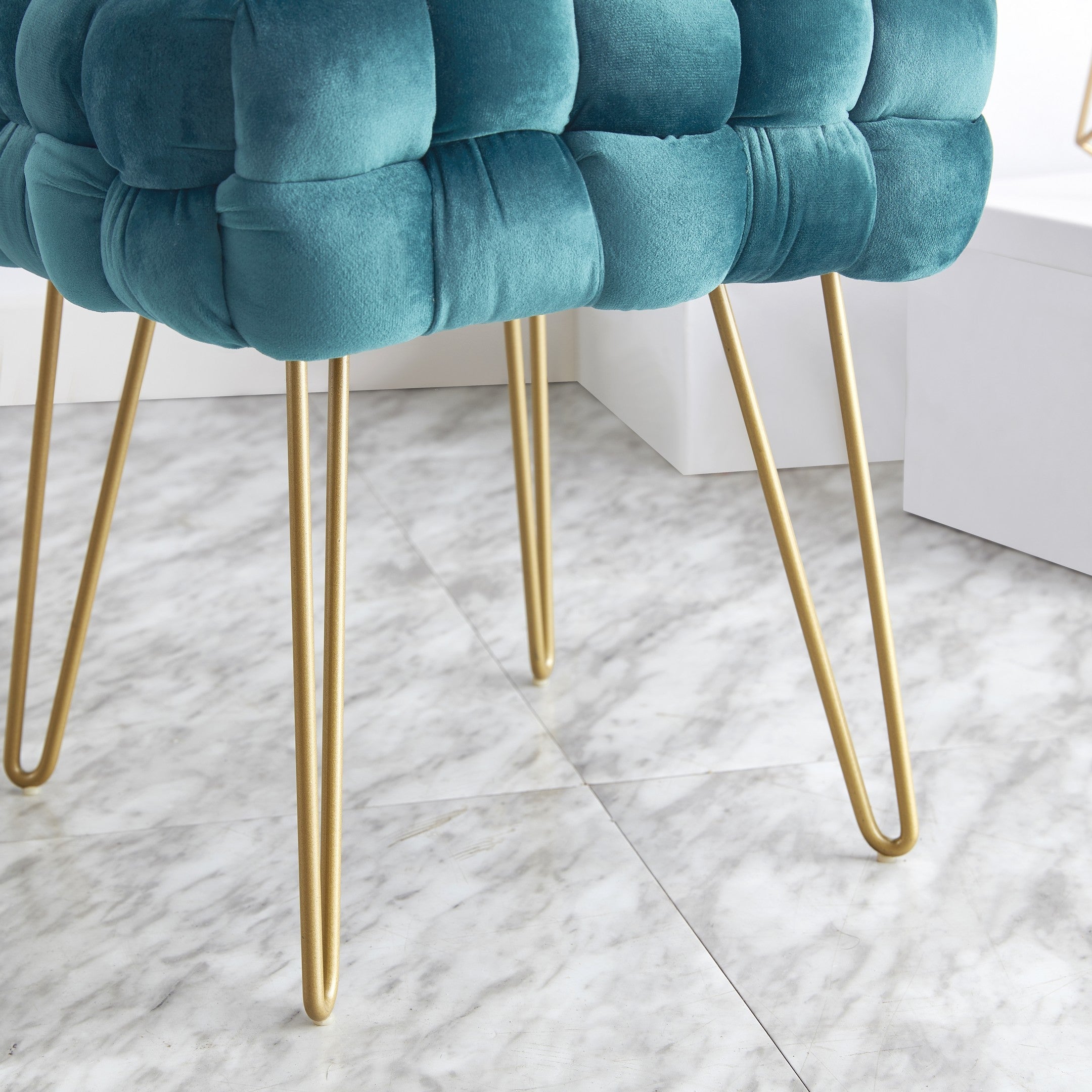 Mirage Velvet Ottoman