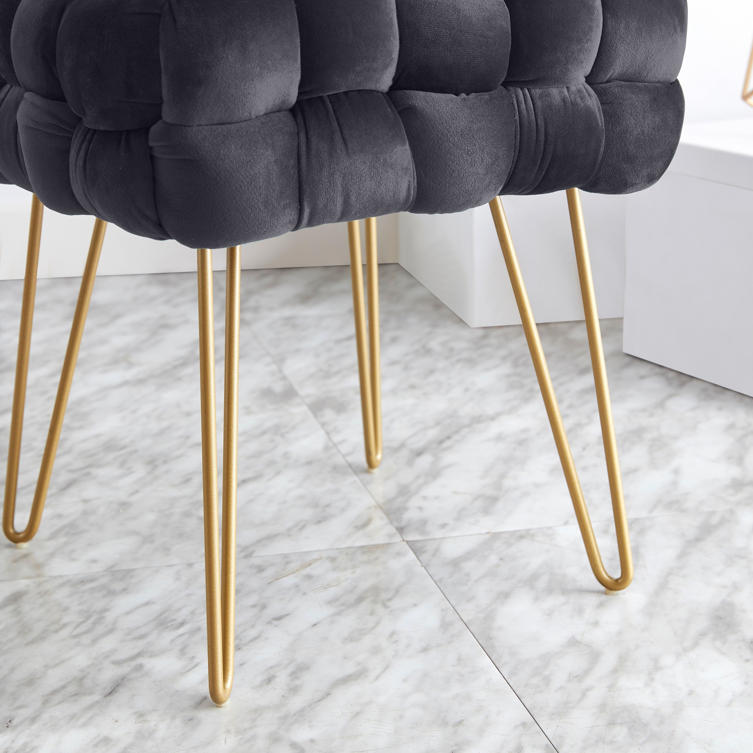 Mirage Velvet Ottoman