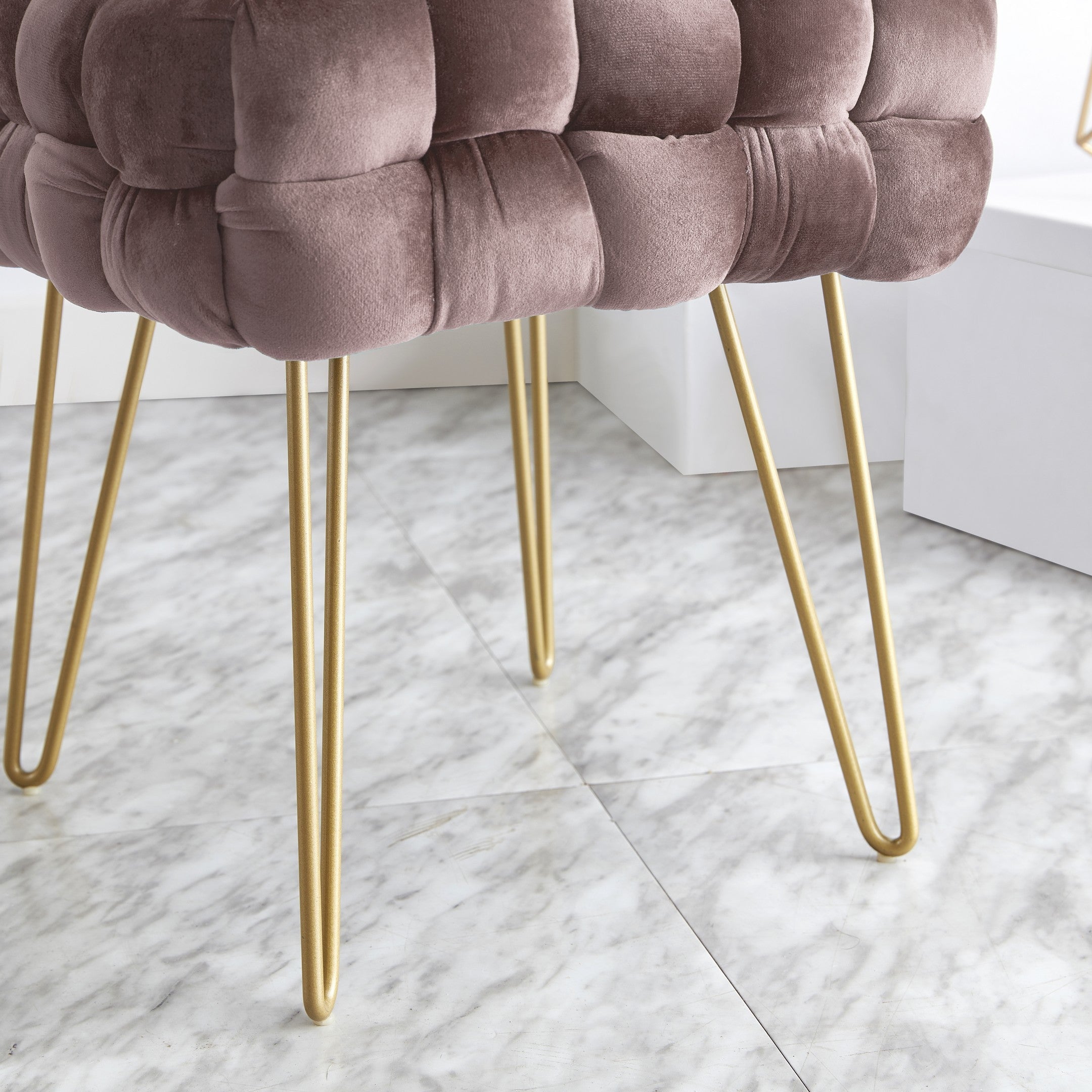 Mirage Velvet Ottoman