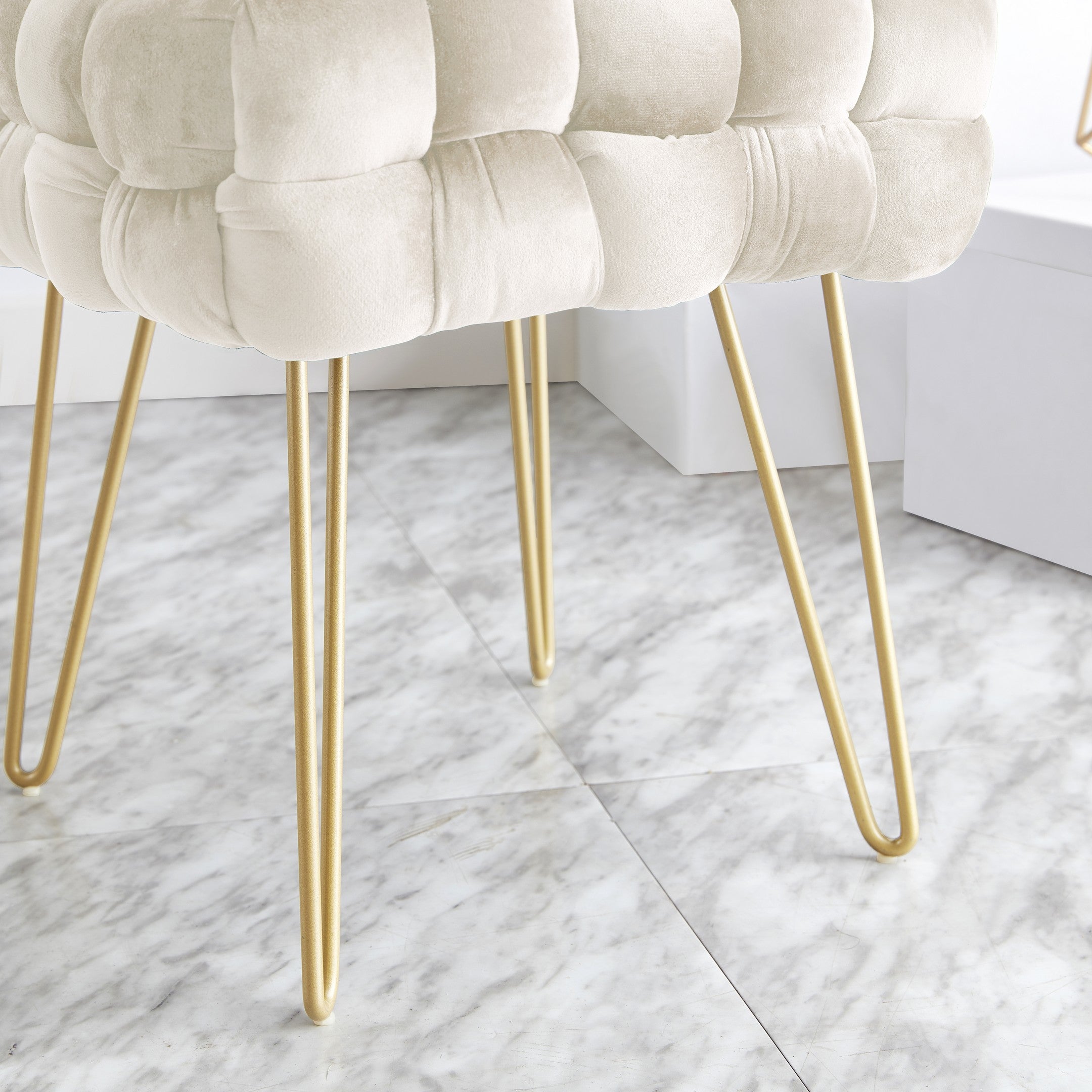 Mirage Velvet Ottoman