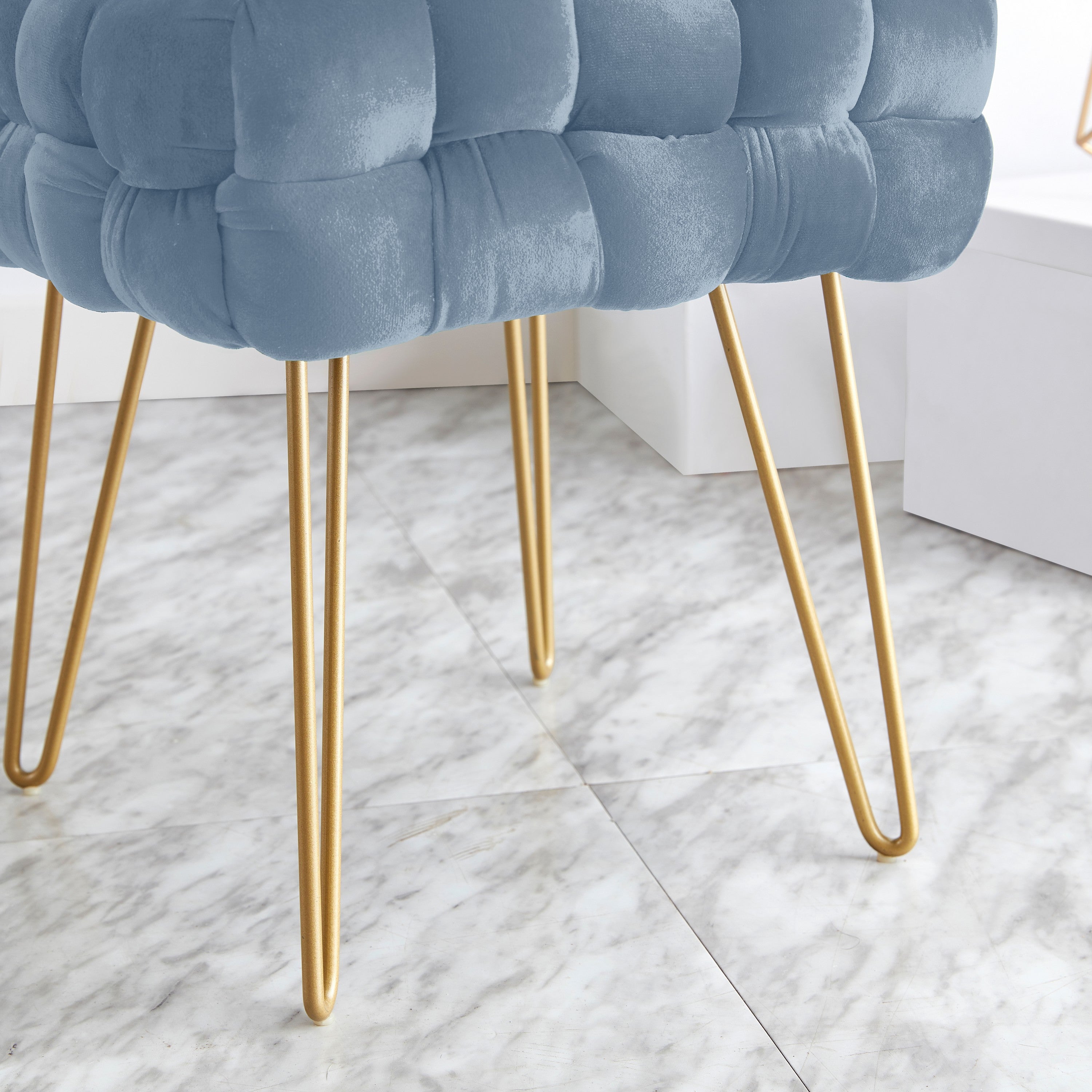 Mirage Velvet Ottoman