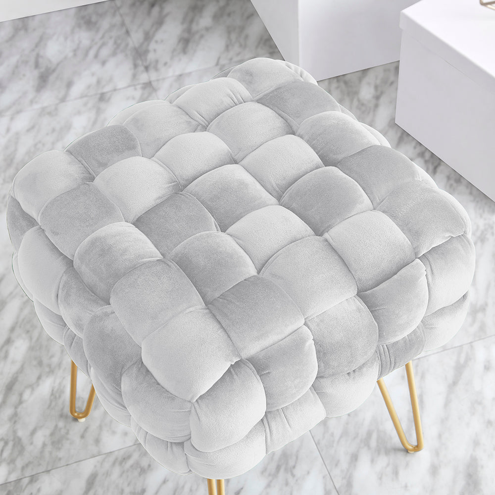 Mirage Velvet Ottoman