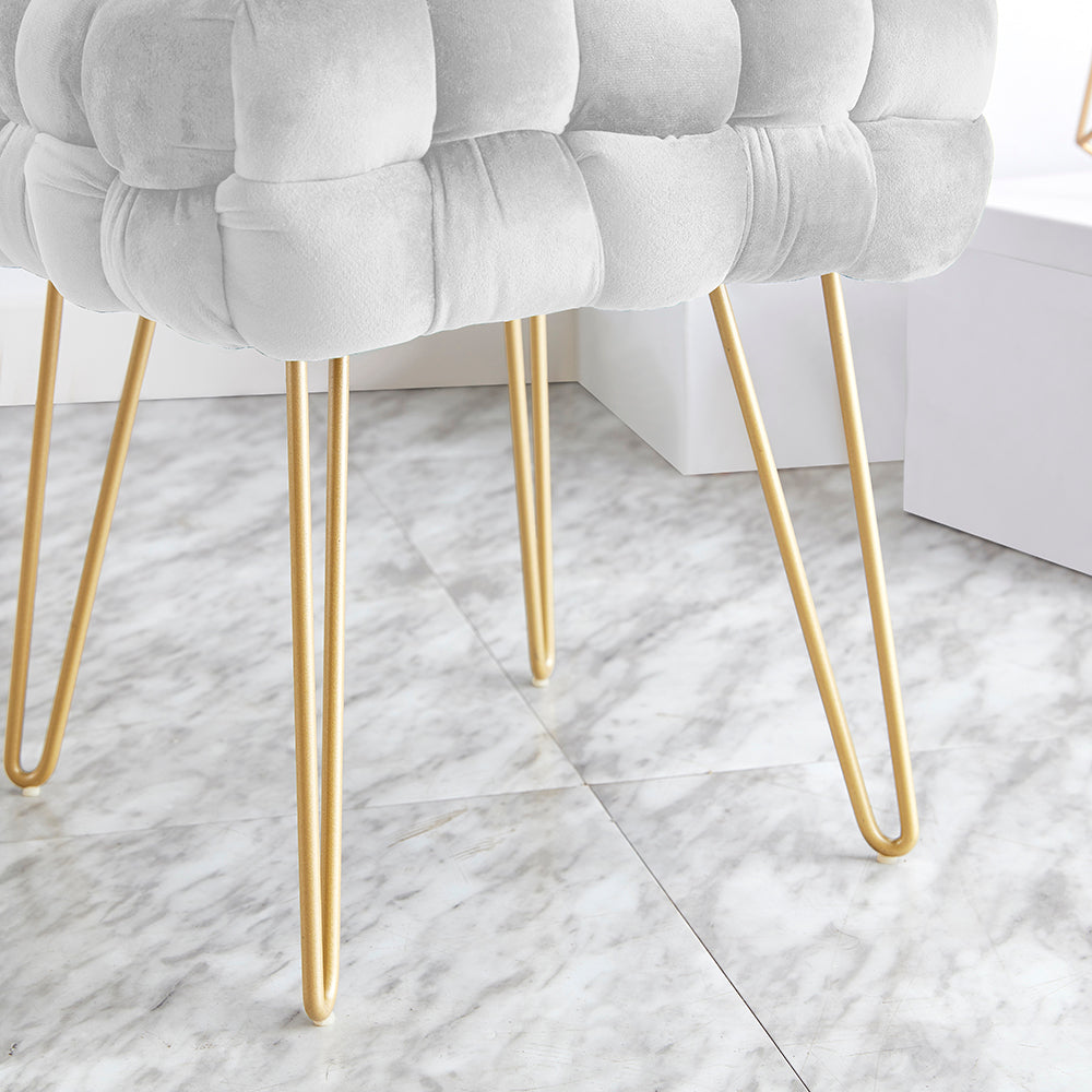 Mirage Velvet Ottoman