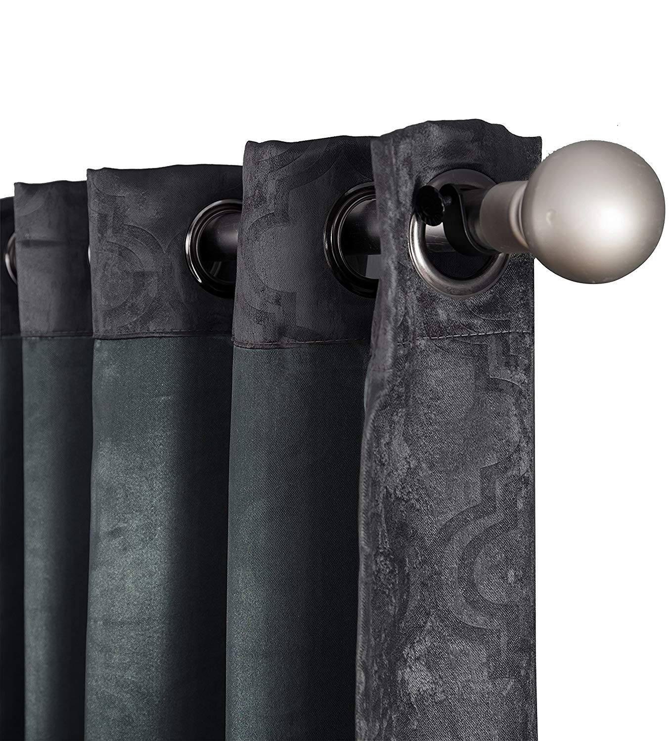 Redmont Lattice Room Darkening Grommet Curtain Panels