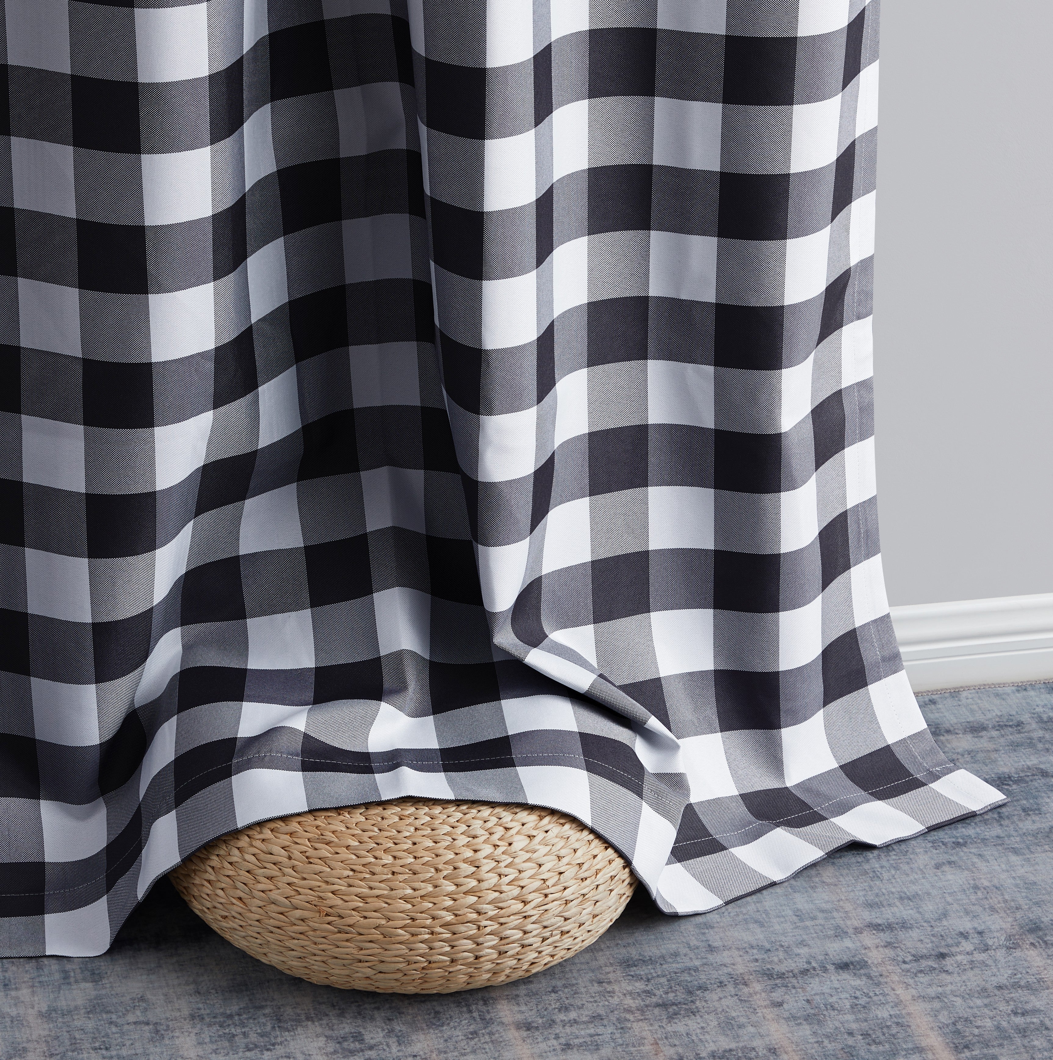 Andersen Buffalo Plaid 100% Blackout Grommet Curtain Panels