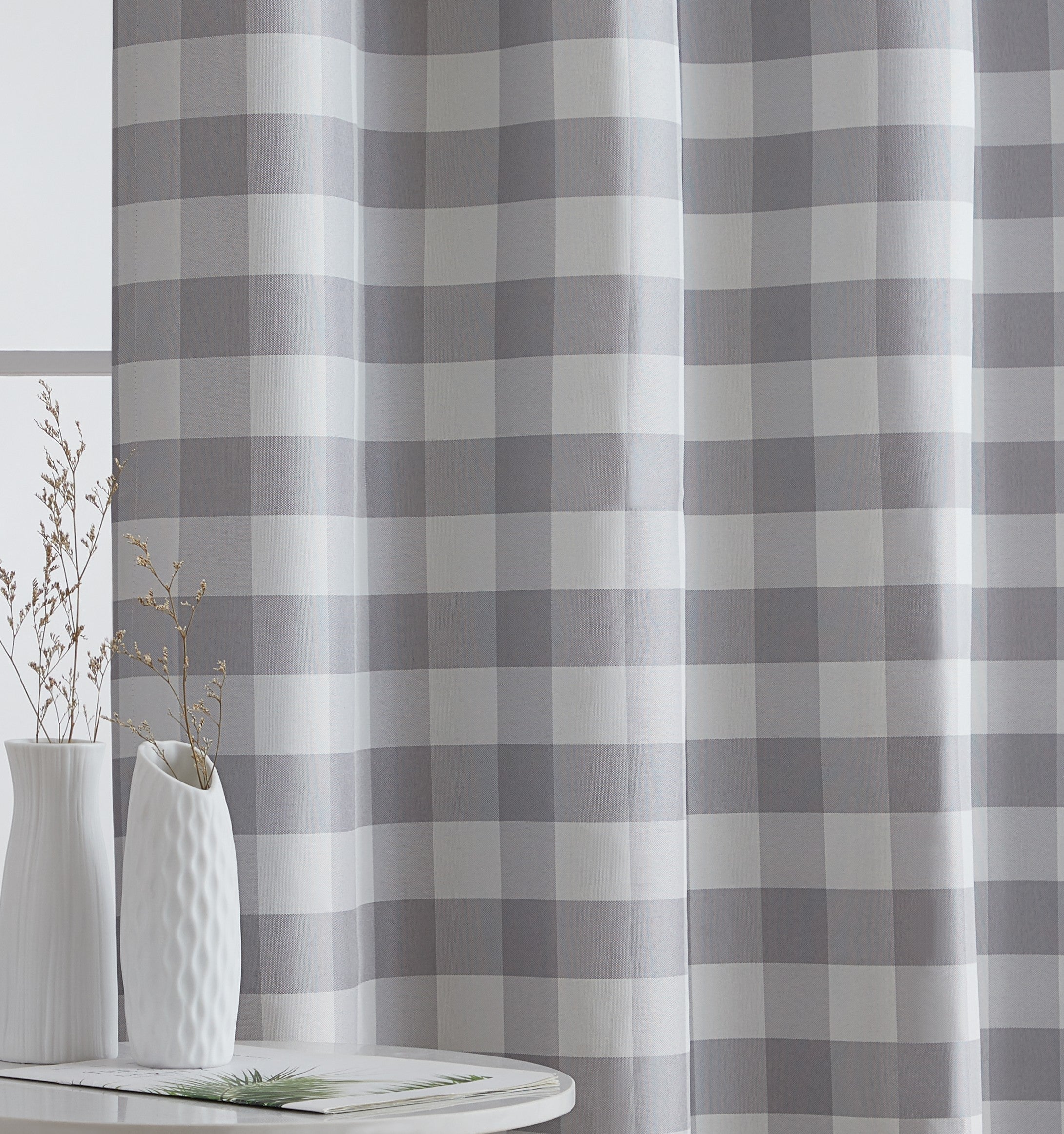 Andersen Buffalo Plaid 100% Blackout Grommet Curtain Panels