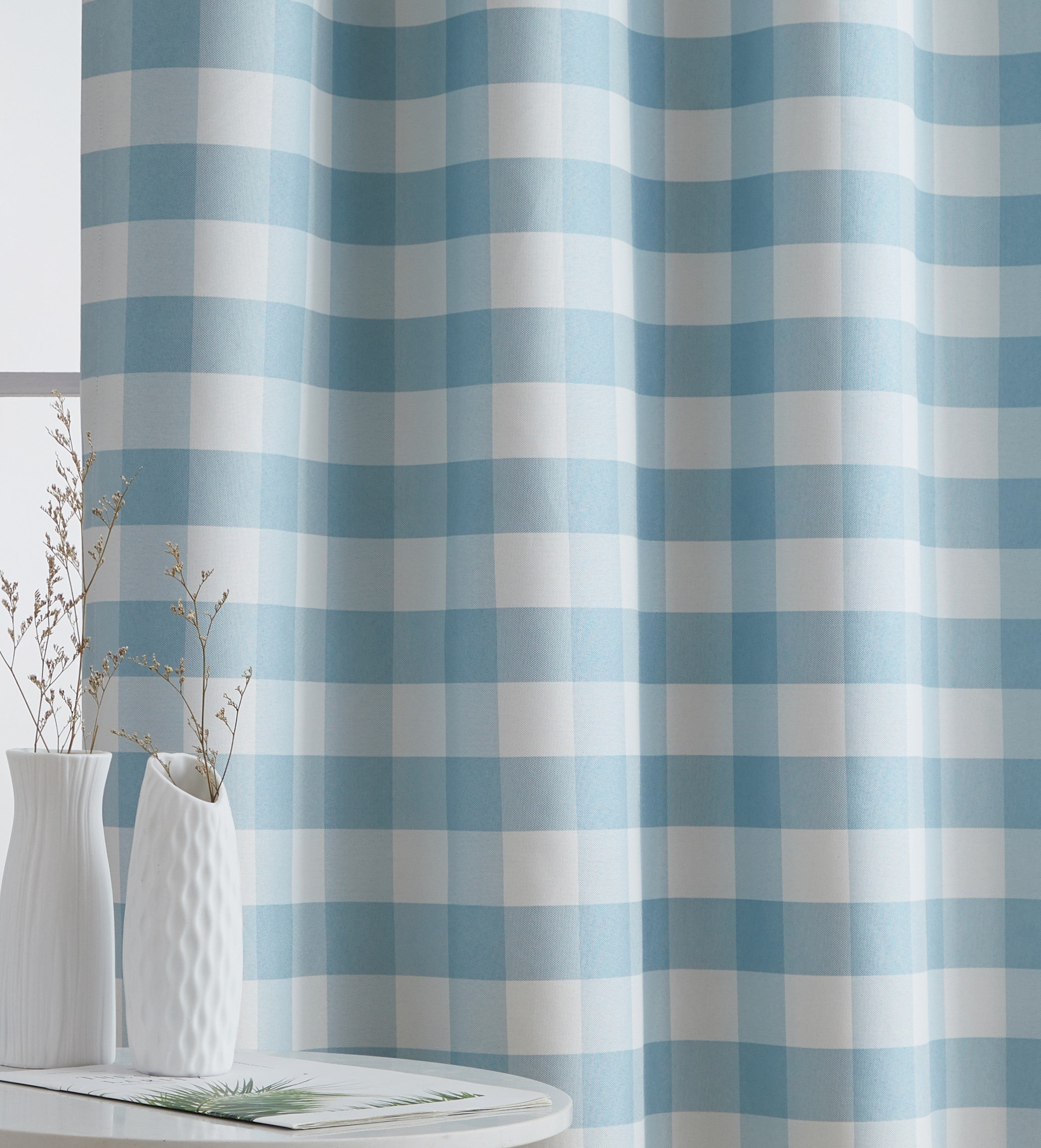 Andersen Buffalo Plaid 100% Blackout Grommet Curtain Panels