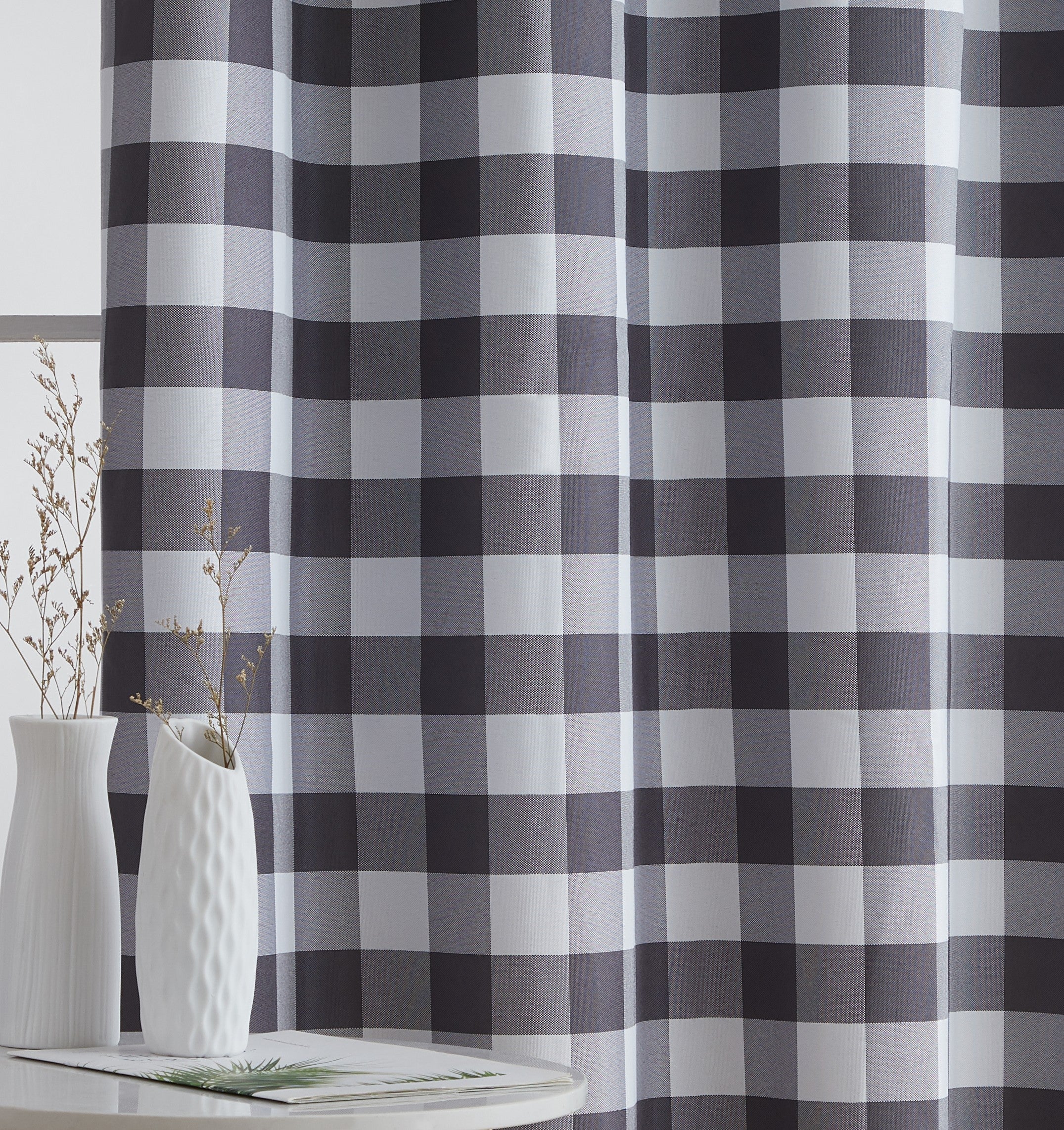 Andersen Buffalo Plaid 100% Blackout Grommet Curtain Panels