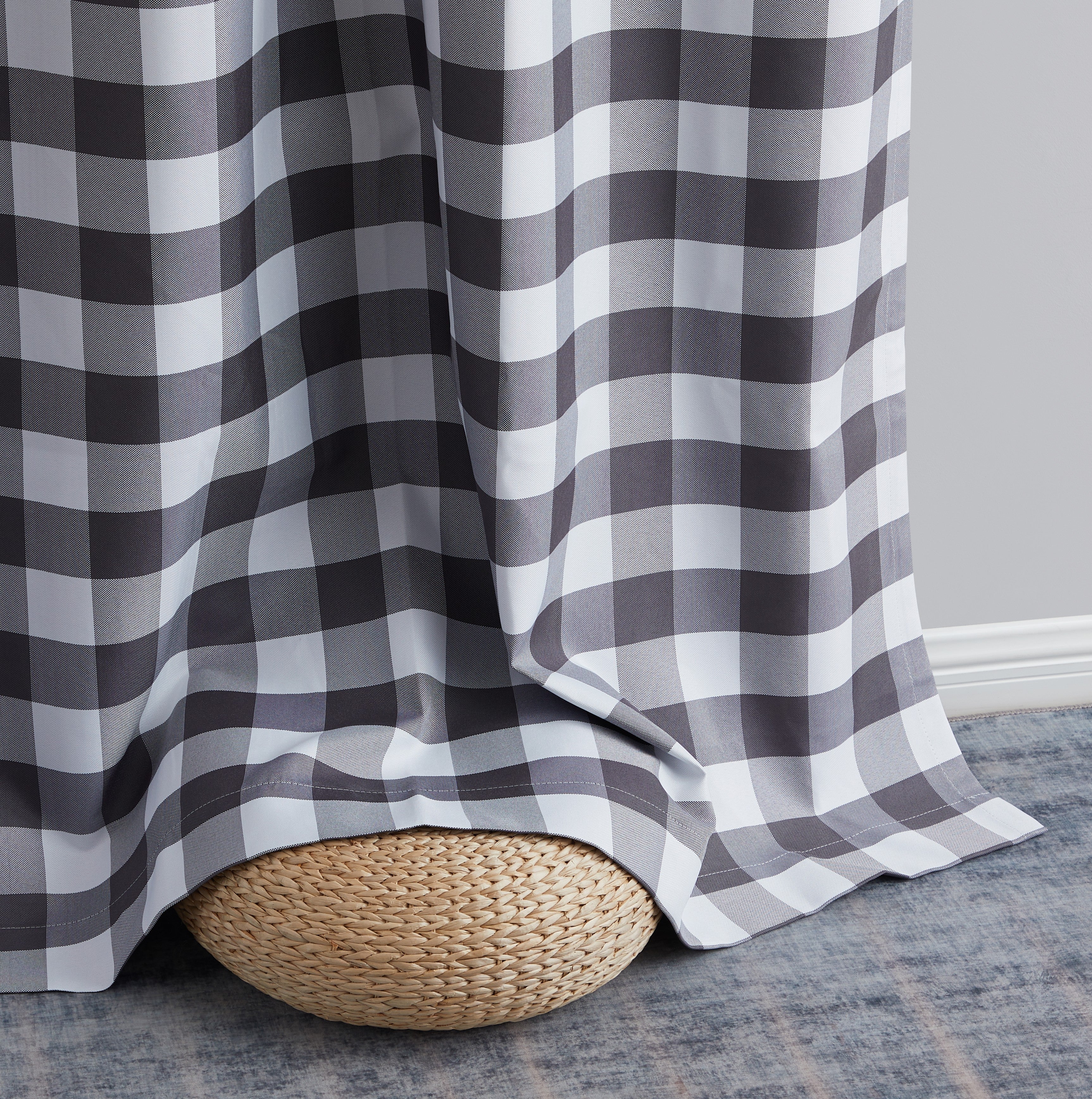 Andersen Buffalo Plaid 100% Blackout Grommet Curtain Panels