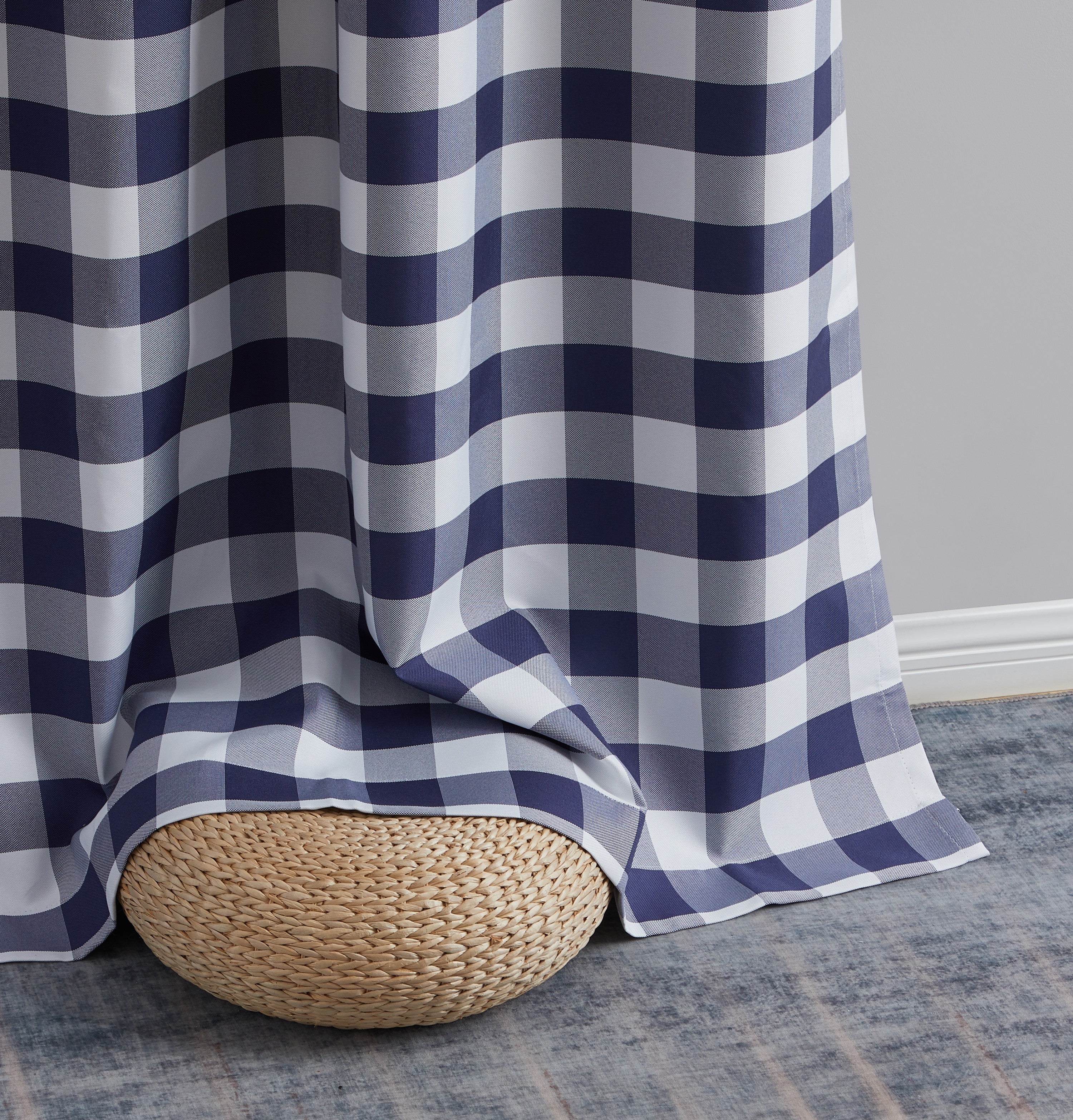 Andersen Buffalo Plaid 100% Blackout Grommet Curtain Panels