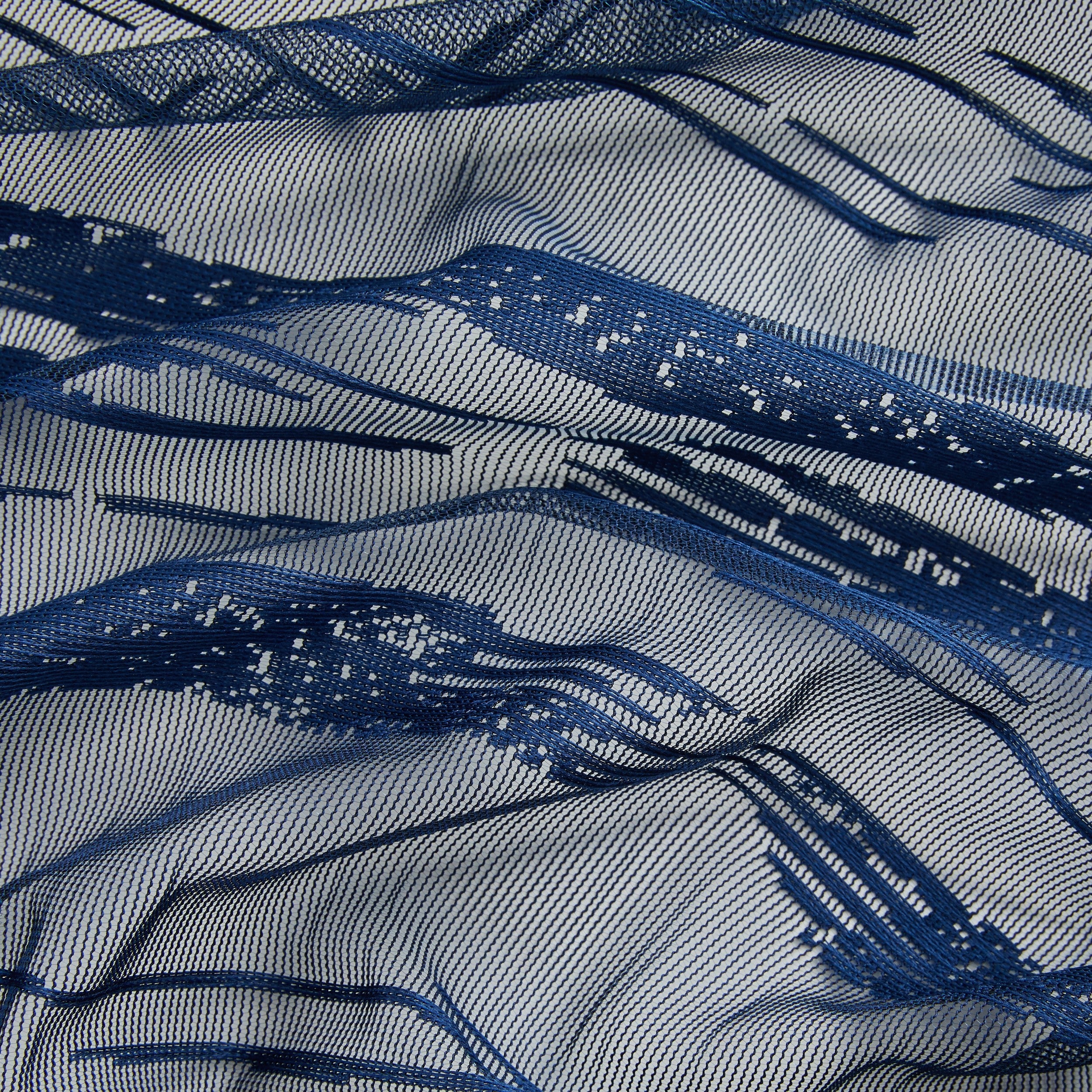 Broadway Stripe Sheer Grommet Curtain Panels