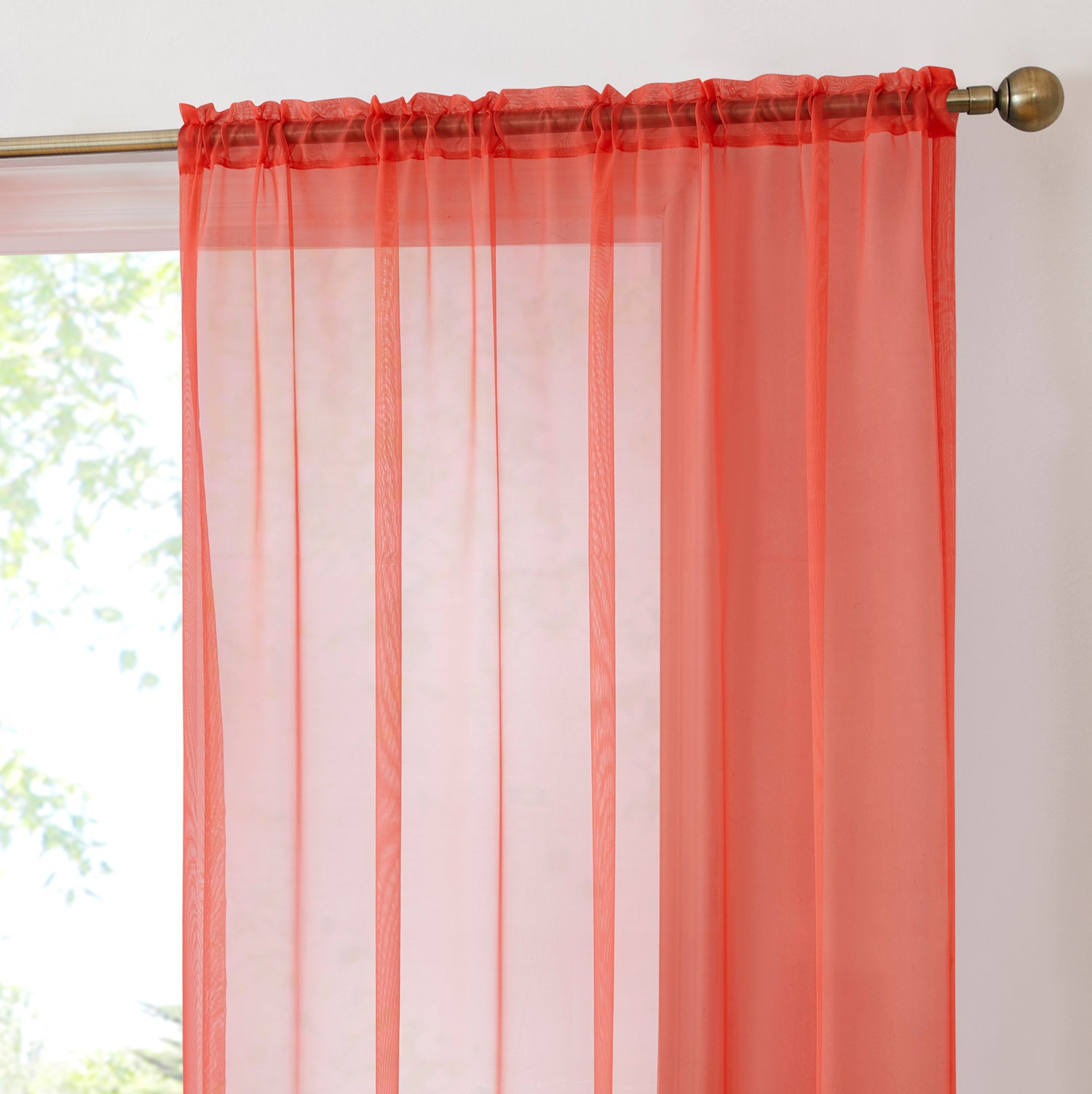 Lucento Sheer Rod Pocket Curtain Panels