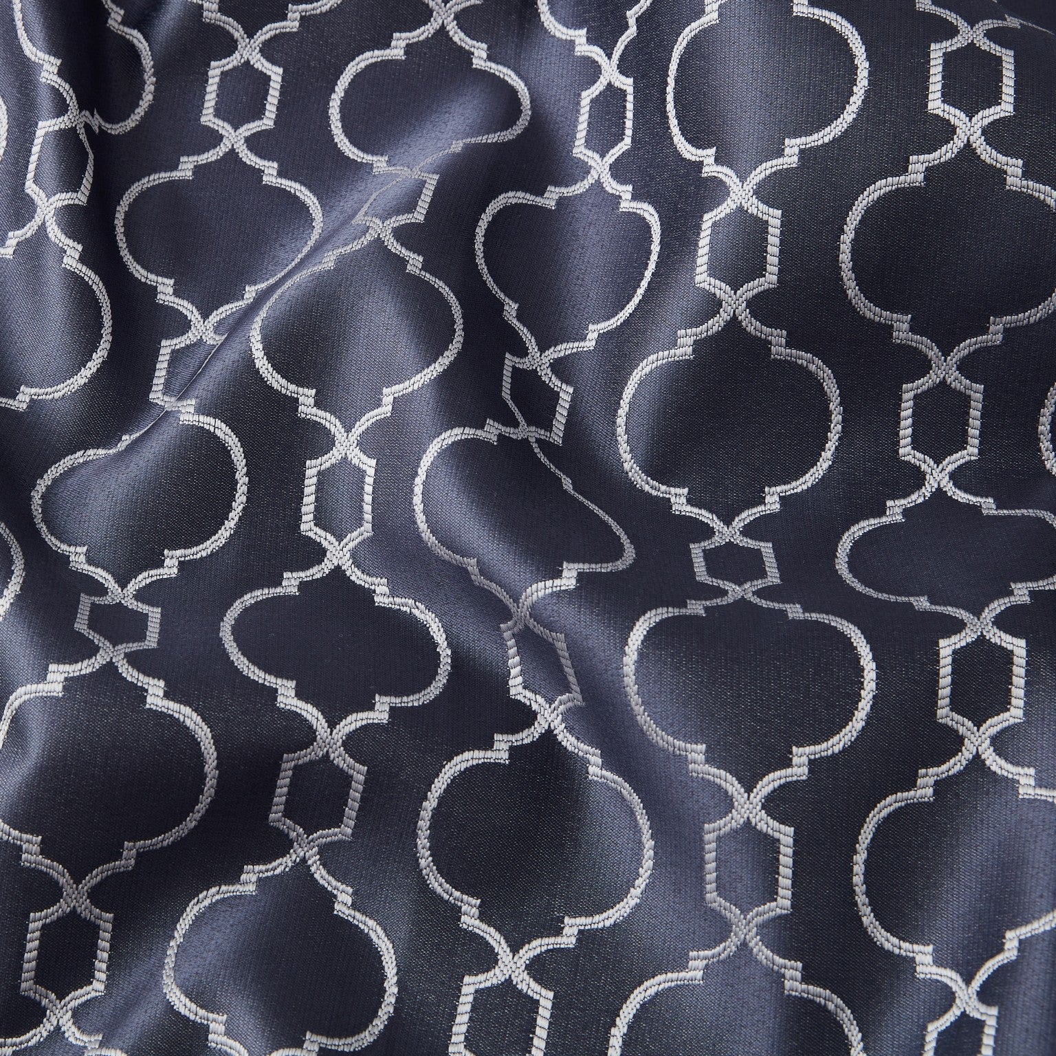 Franklin Moroccan Trellis 100% Blackout Back Tab Curtain Panels