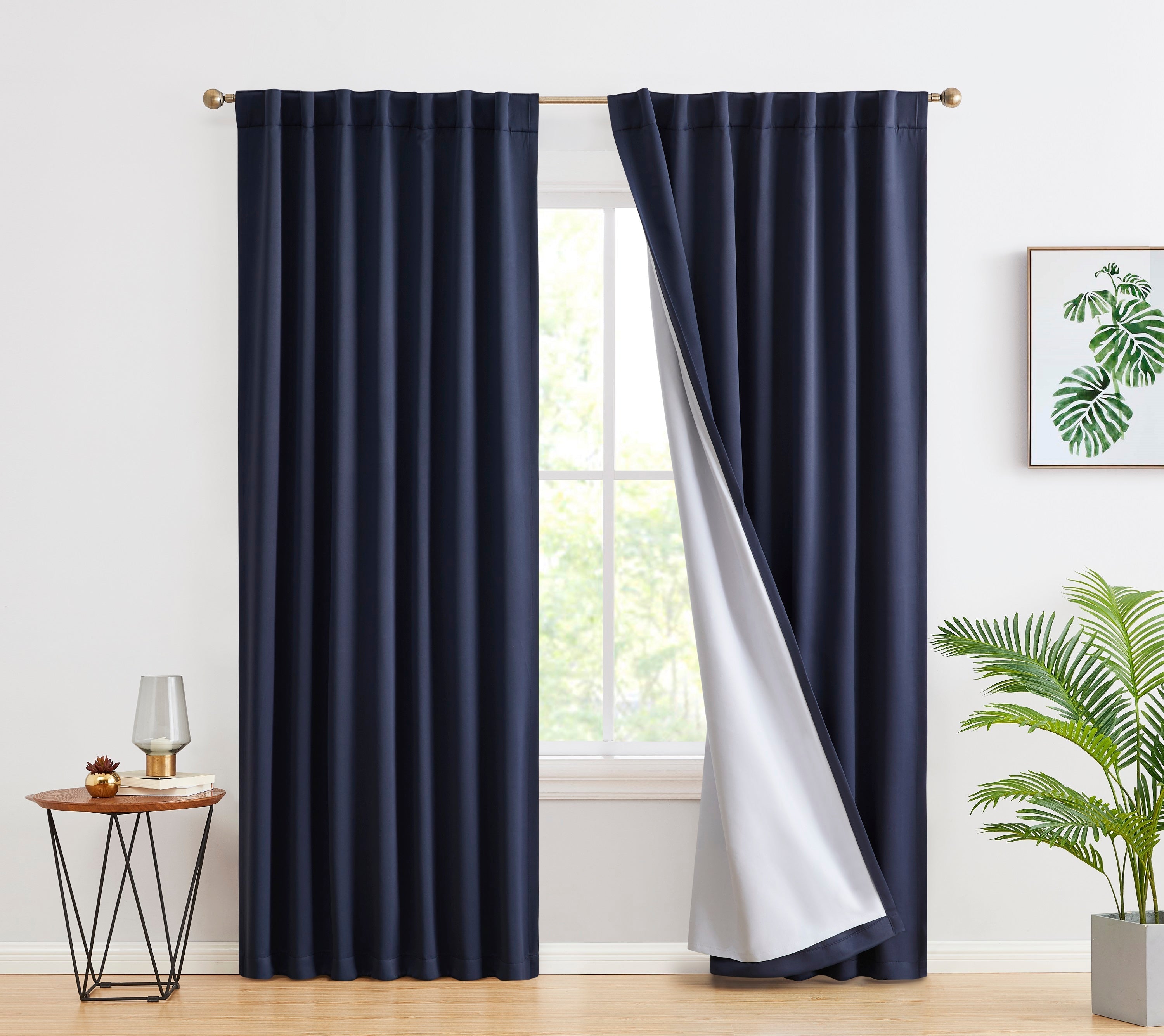 Lowes - 100% Blackout Curtains Dakota Hamilton with Insulight Membrane