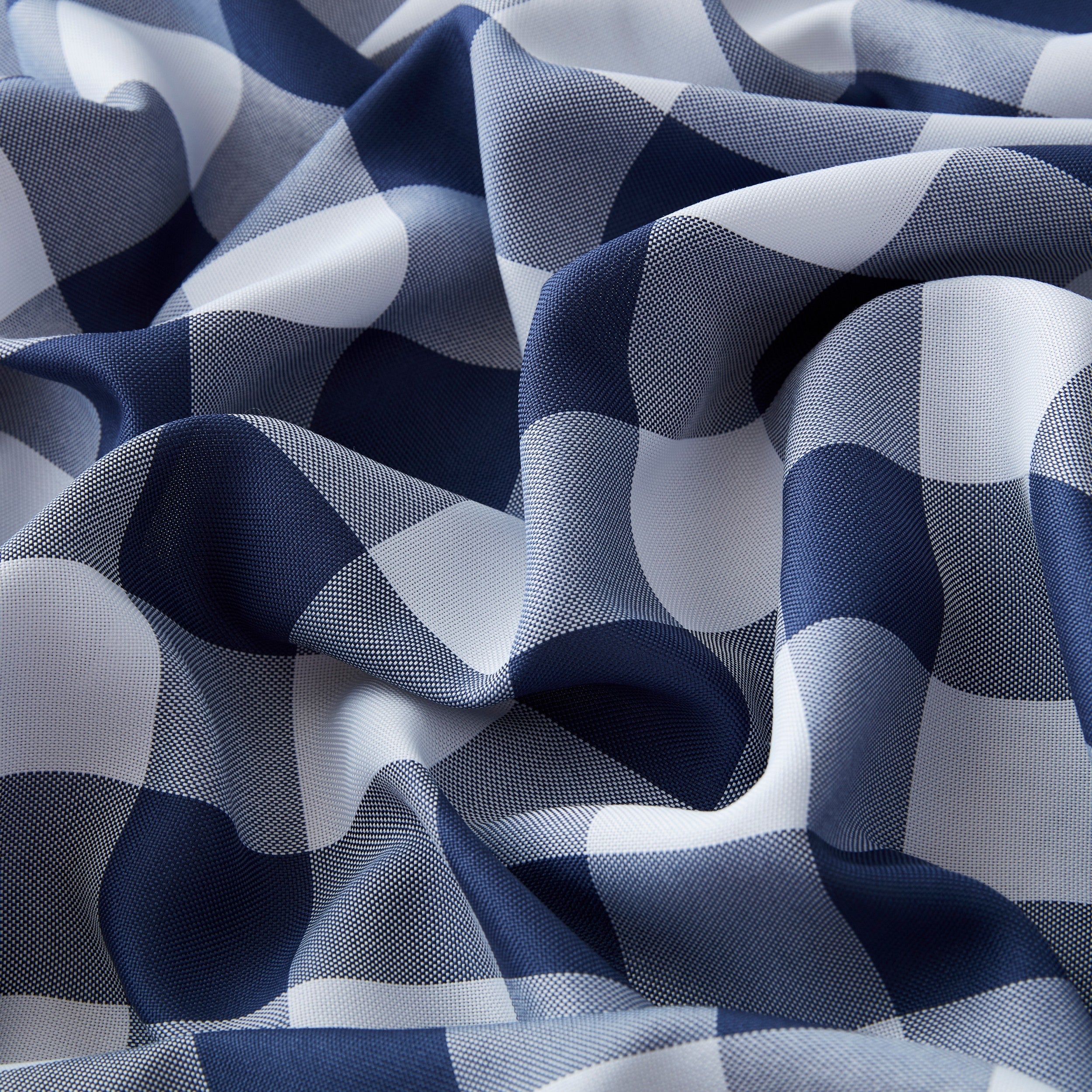 Hilltop Buffalo Check Textured Grommet Curtain Panels