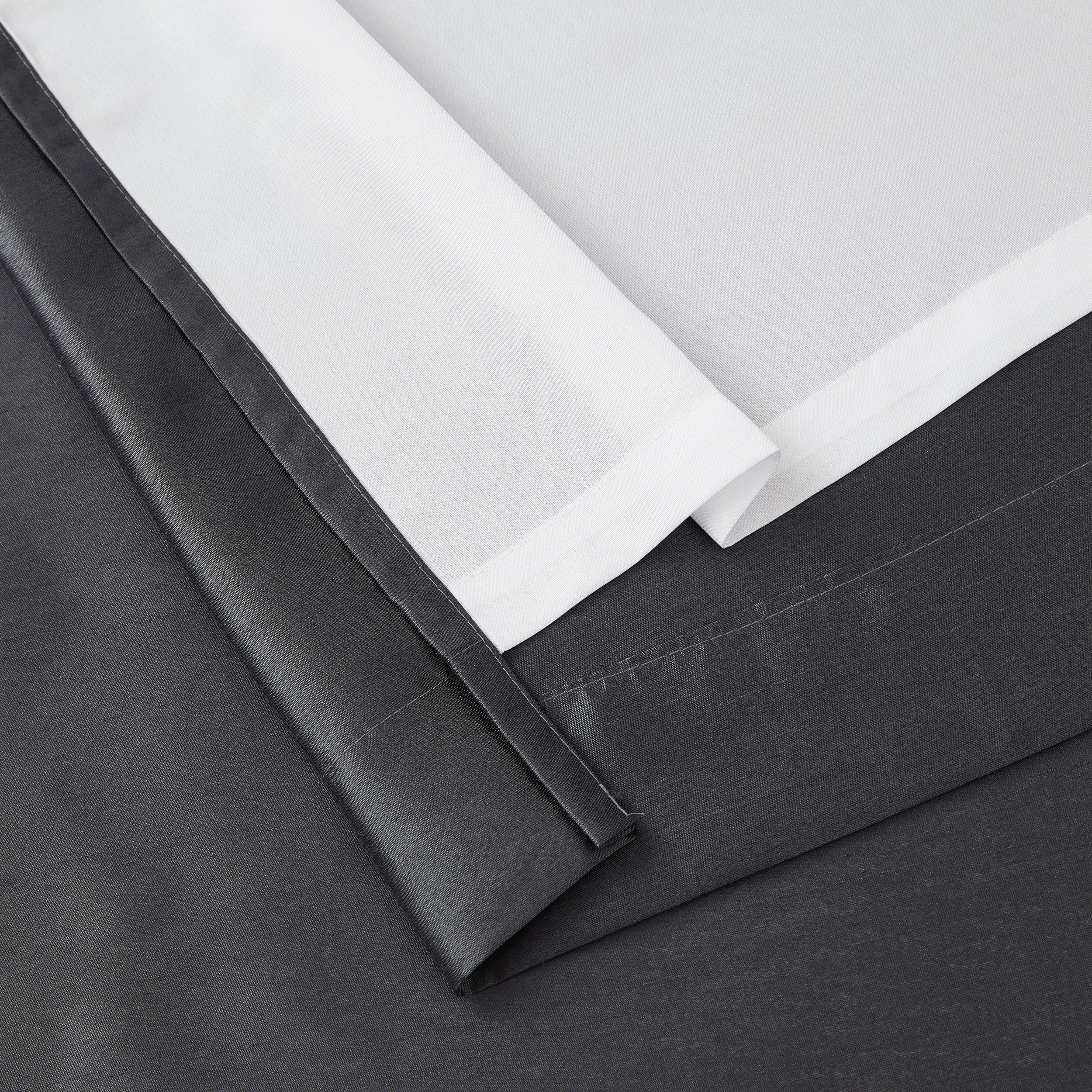 Jefferson Faux Silk Grommet Curtain Panels