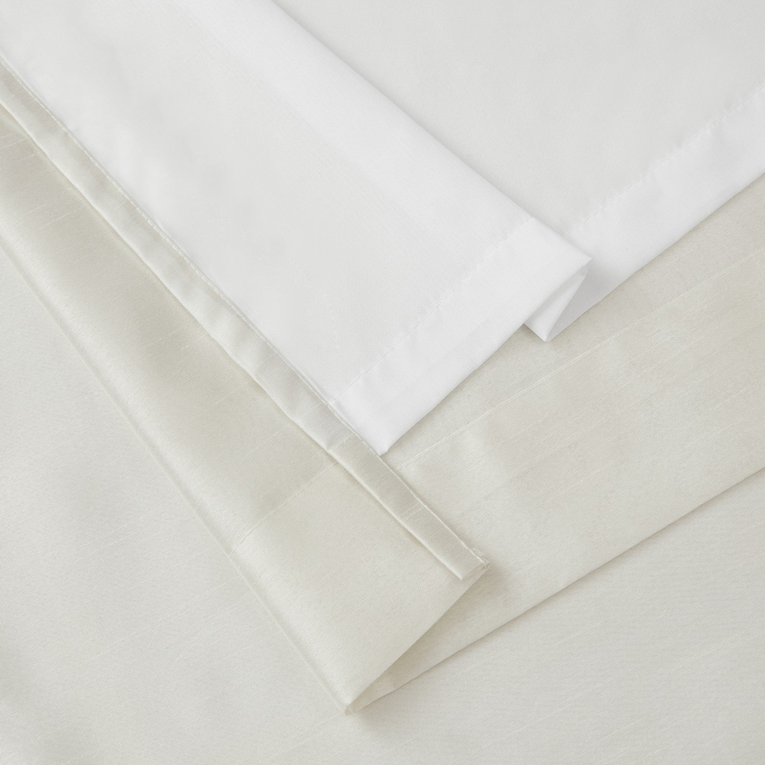 Jefferson Faux Silk Grommet Curtain Panels