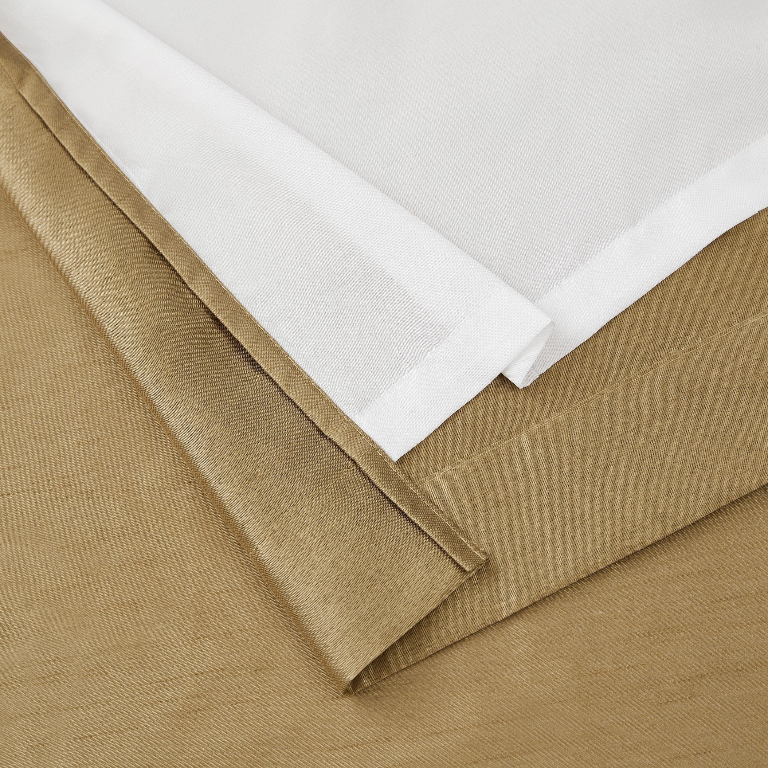 Jefferson Faux Silk Grommet Curtain Panels