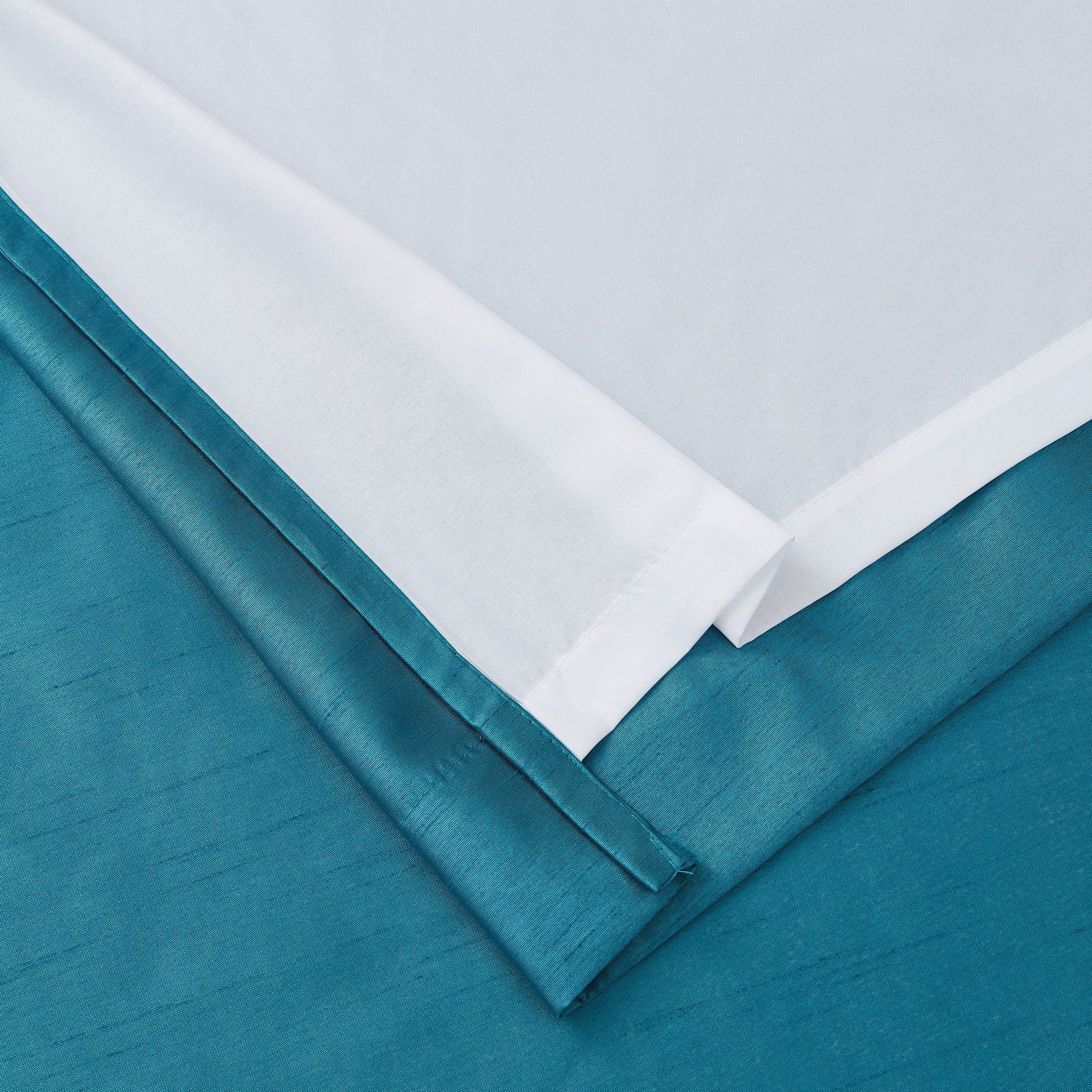 Jefferson Faux Silk Grommet Curtain Panels