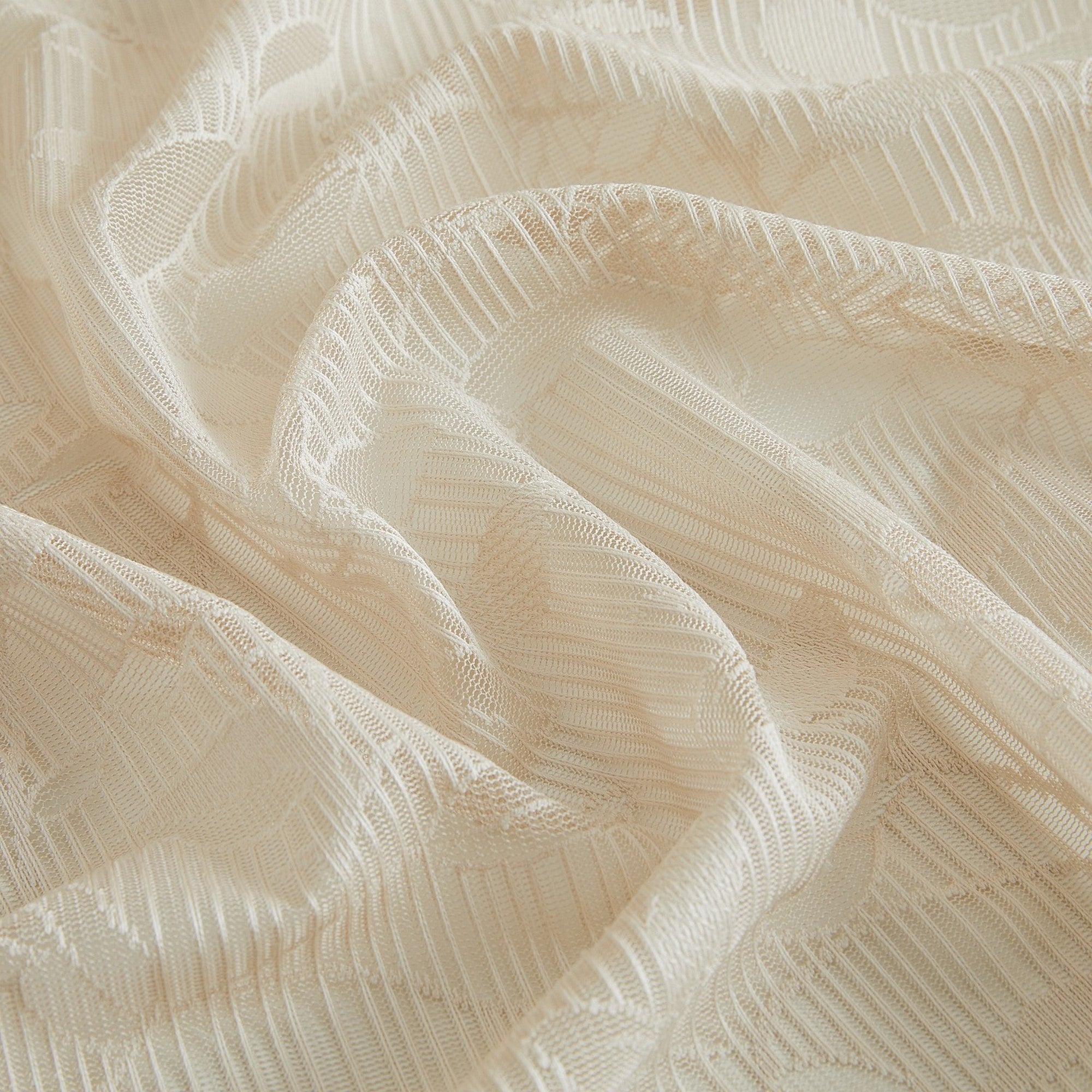 Joyce Semi Sheer Kitchen Curtain Swags