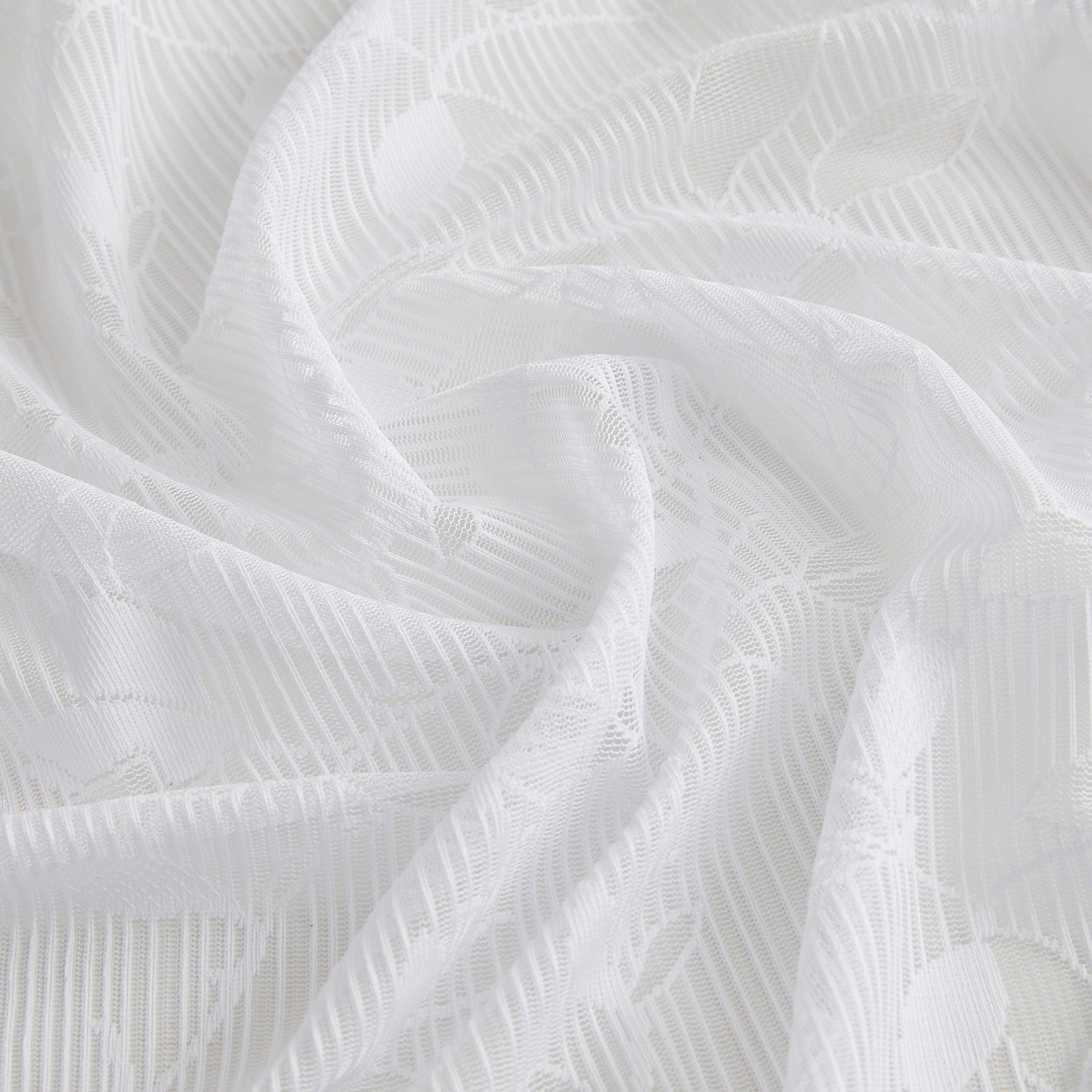 Joyce Semi Sheer Kitchen Curtain Swags