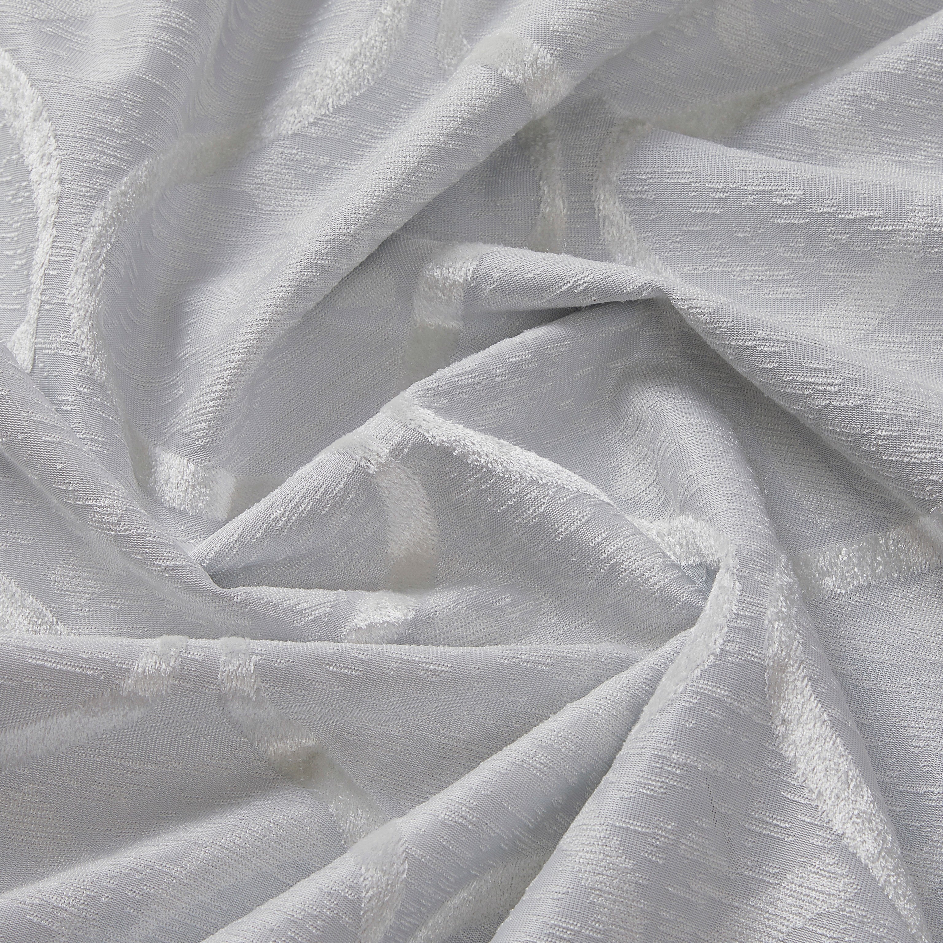 Versailles Lattice Flocked 100% Blackout Grommet Curtain Panels