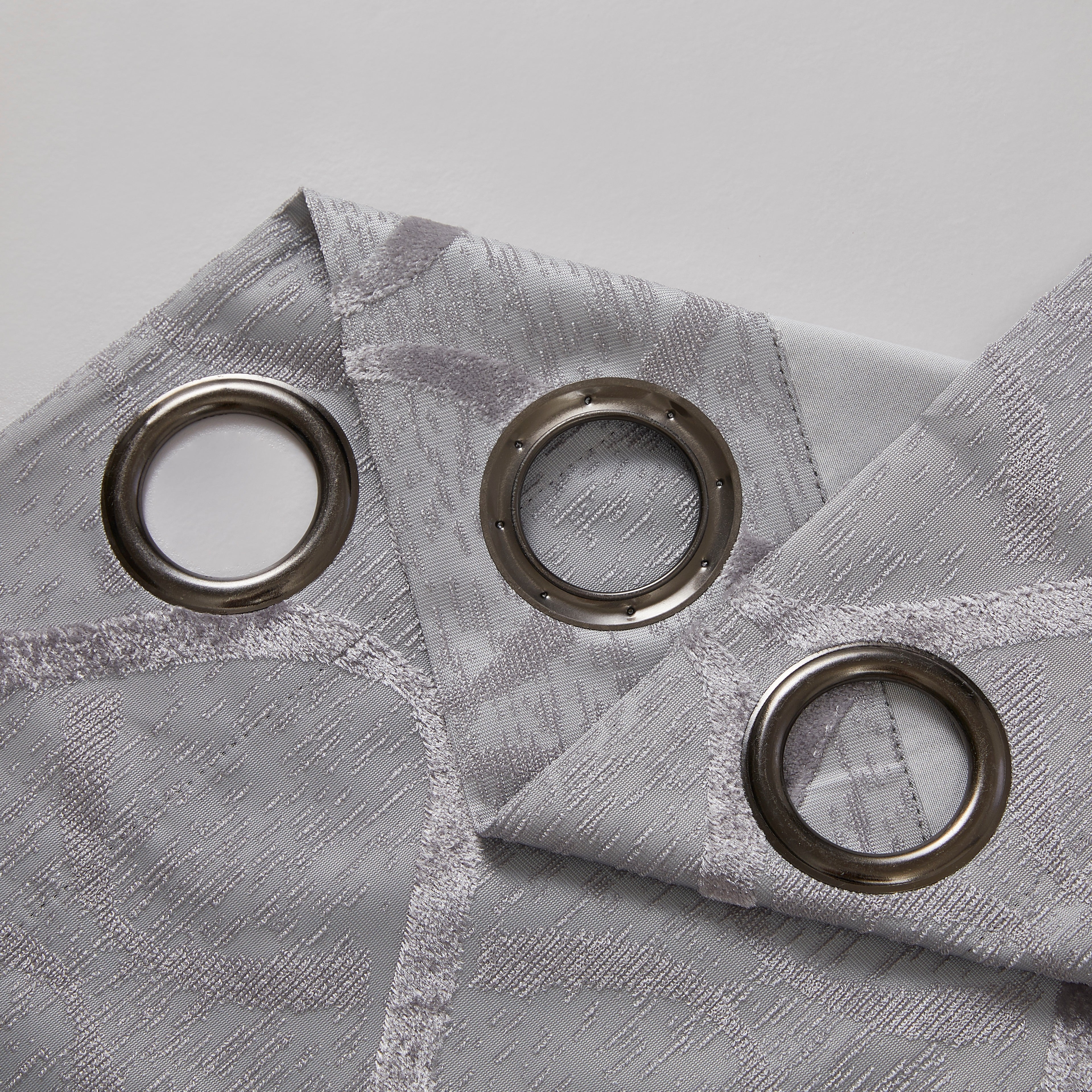 Lattice Flocked 100% Blackout Grommet Patio Door Panel