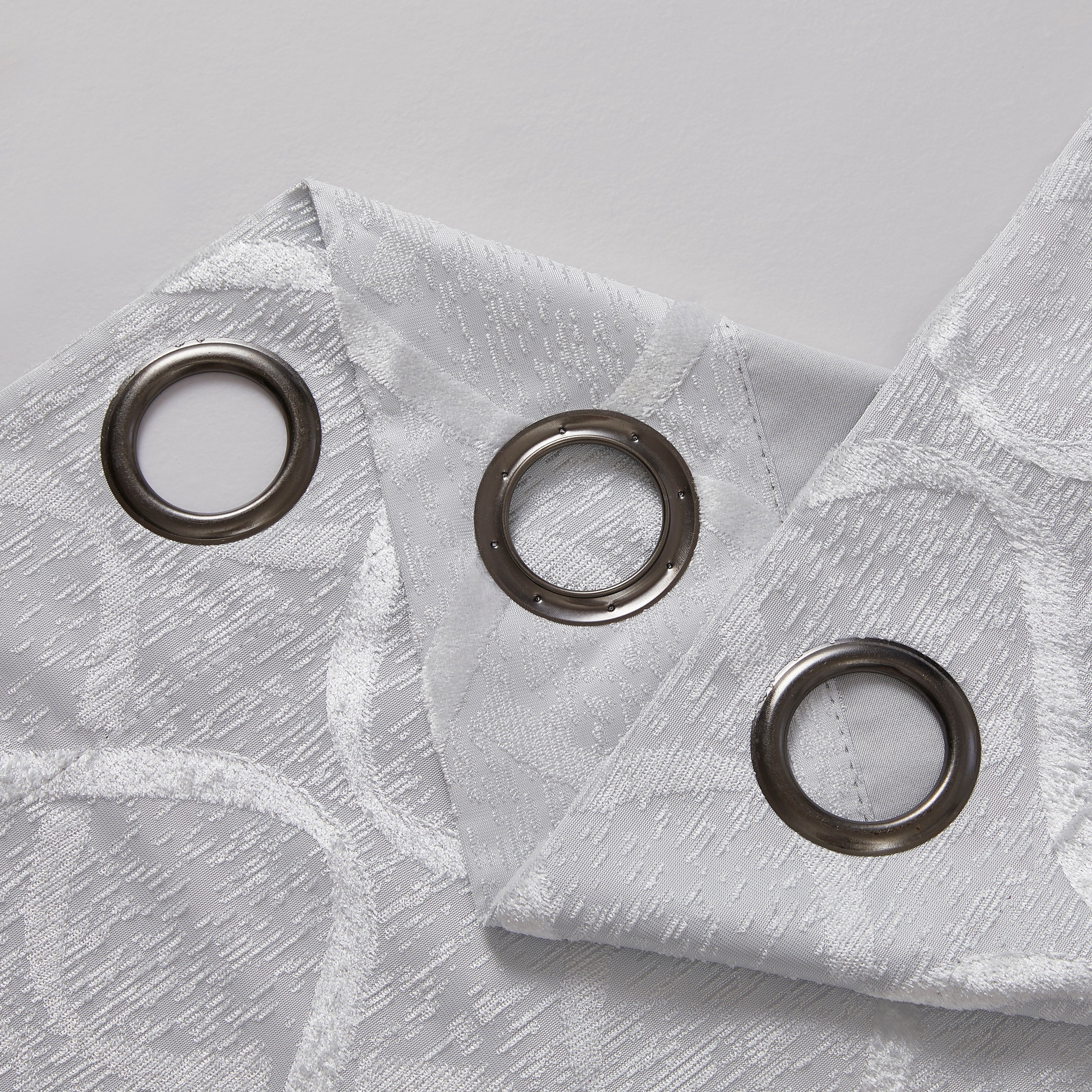 Lattice Flocked 100% Blackout Grommet Patio Door Panel