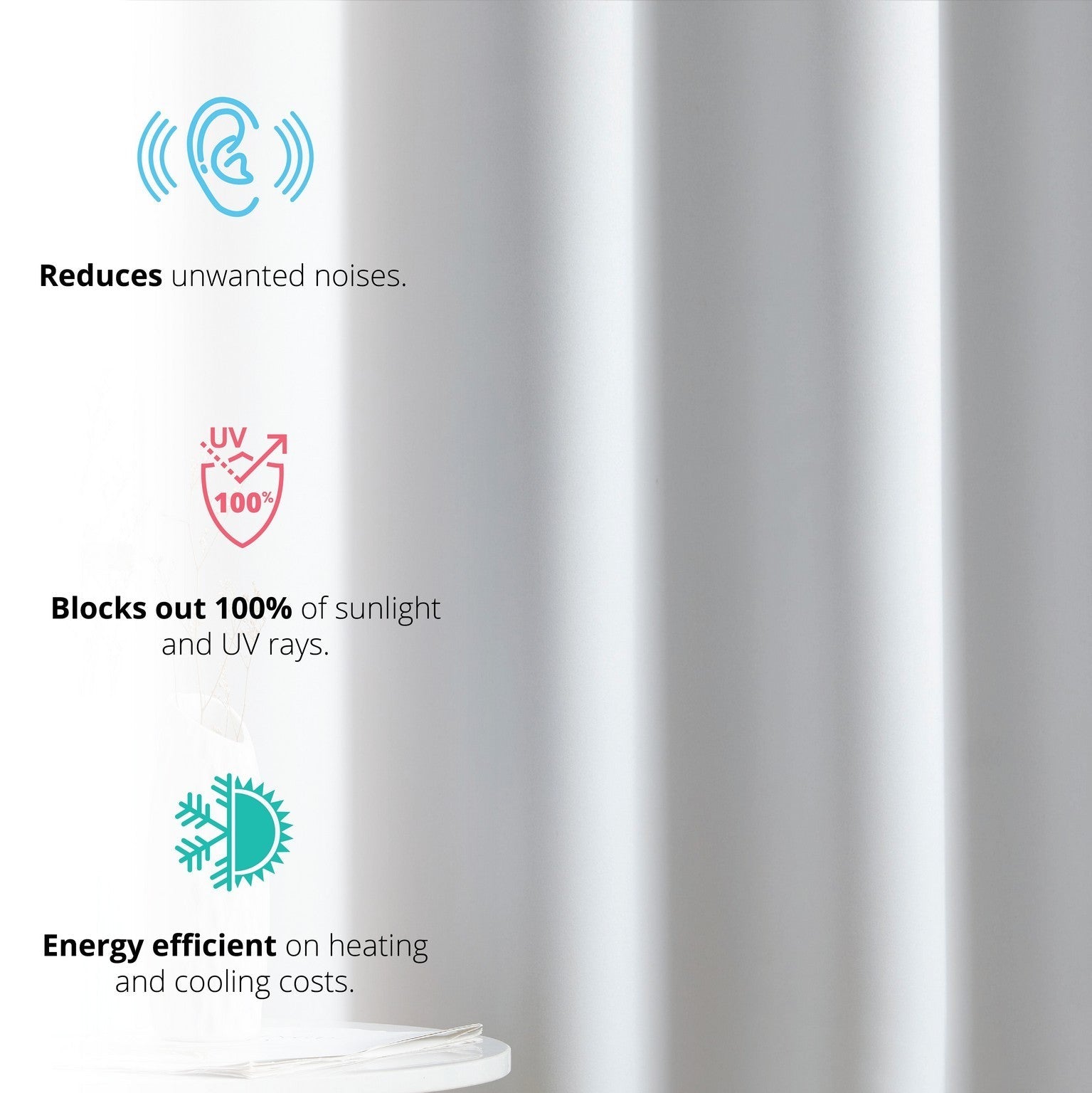 Laurance 100% Blackout Grommet Curtain Panels