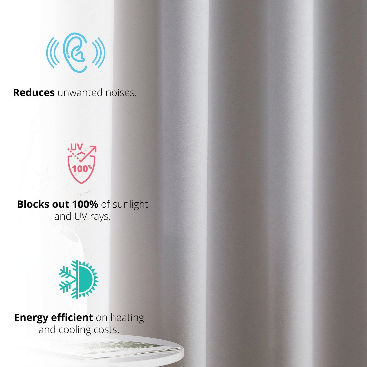 Laurance 100% Blackout Grommet Curtain Panels