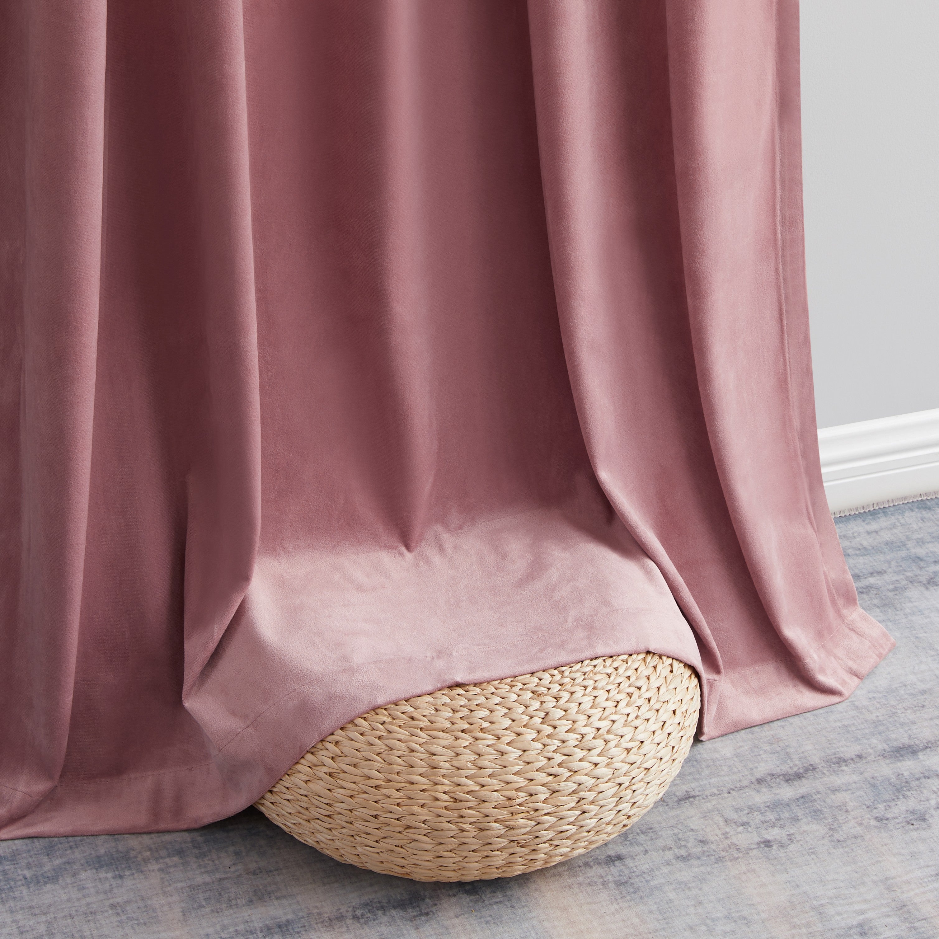 Sawyer Velvet Grommet Curtain Panels