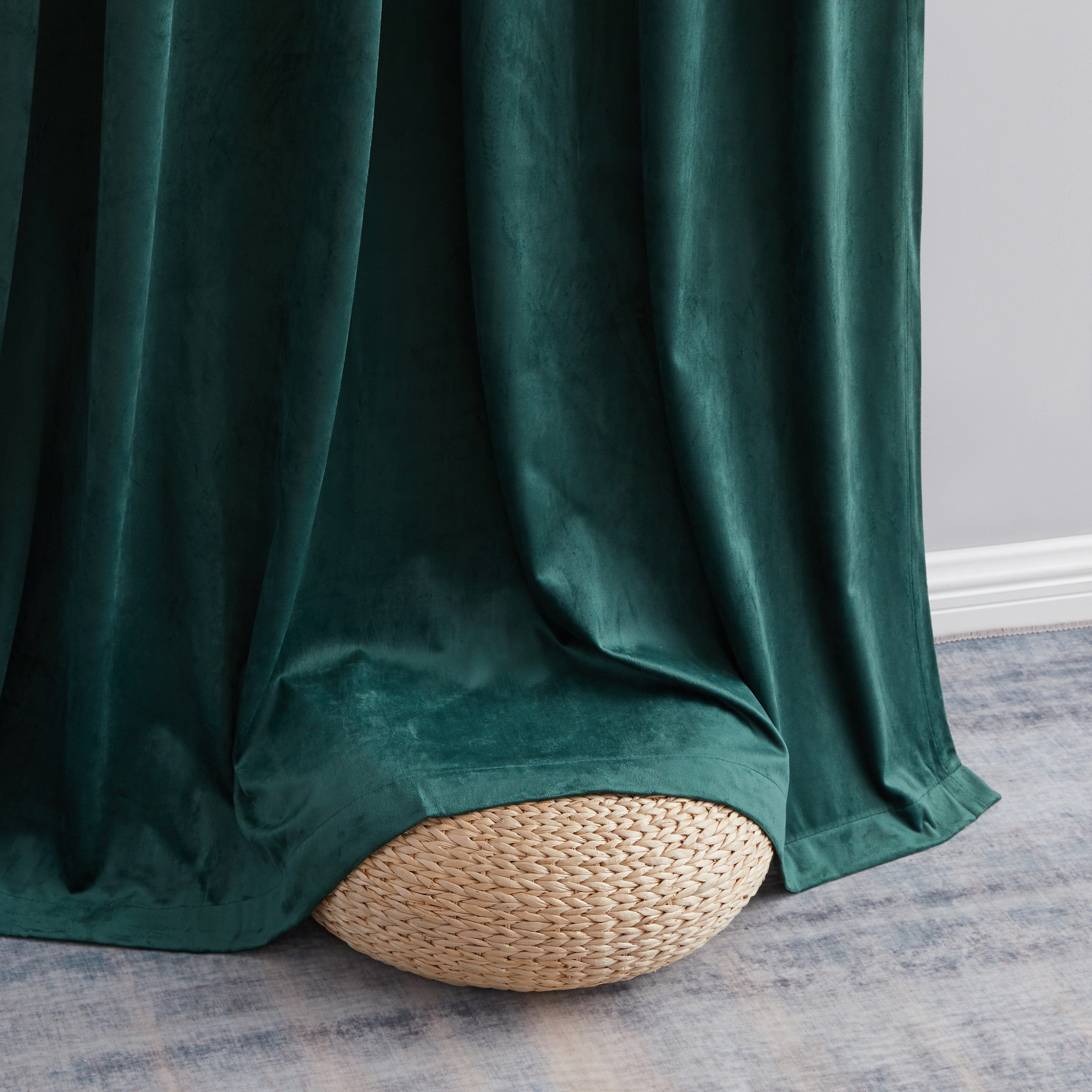 Sawyer Velvet Grommet Curtain Panels