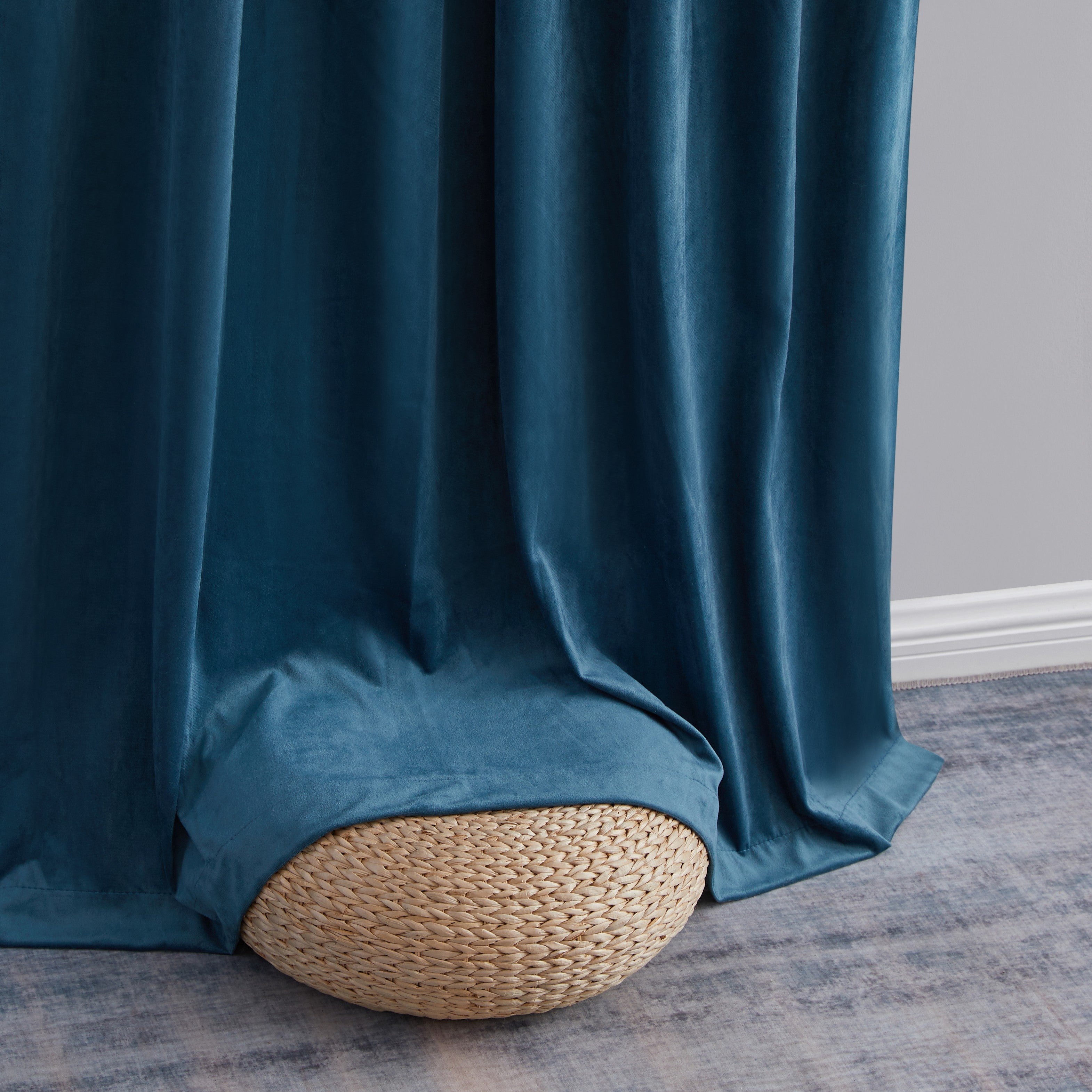 Sawyer Velvet Grommet Curtain Panels