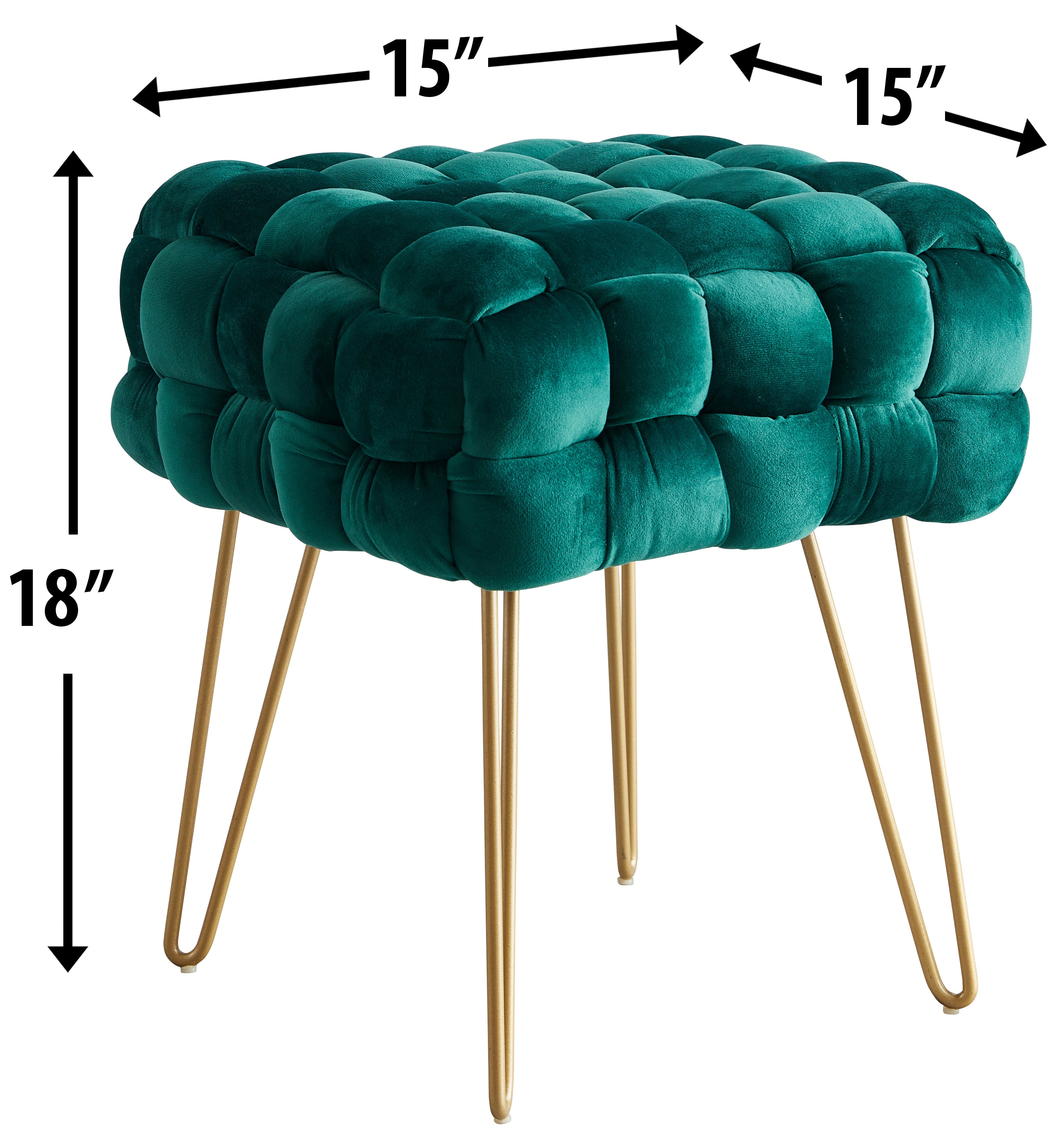 Mirage Velvet Ottoman