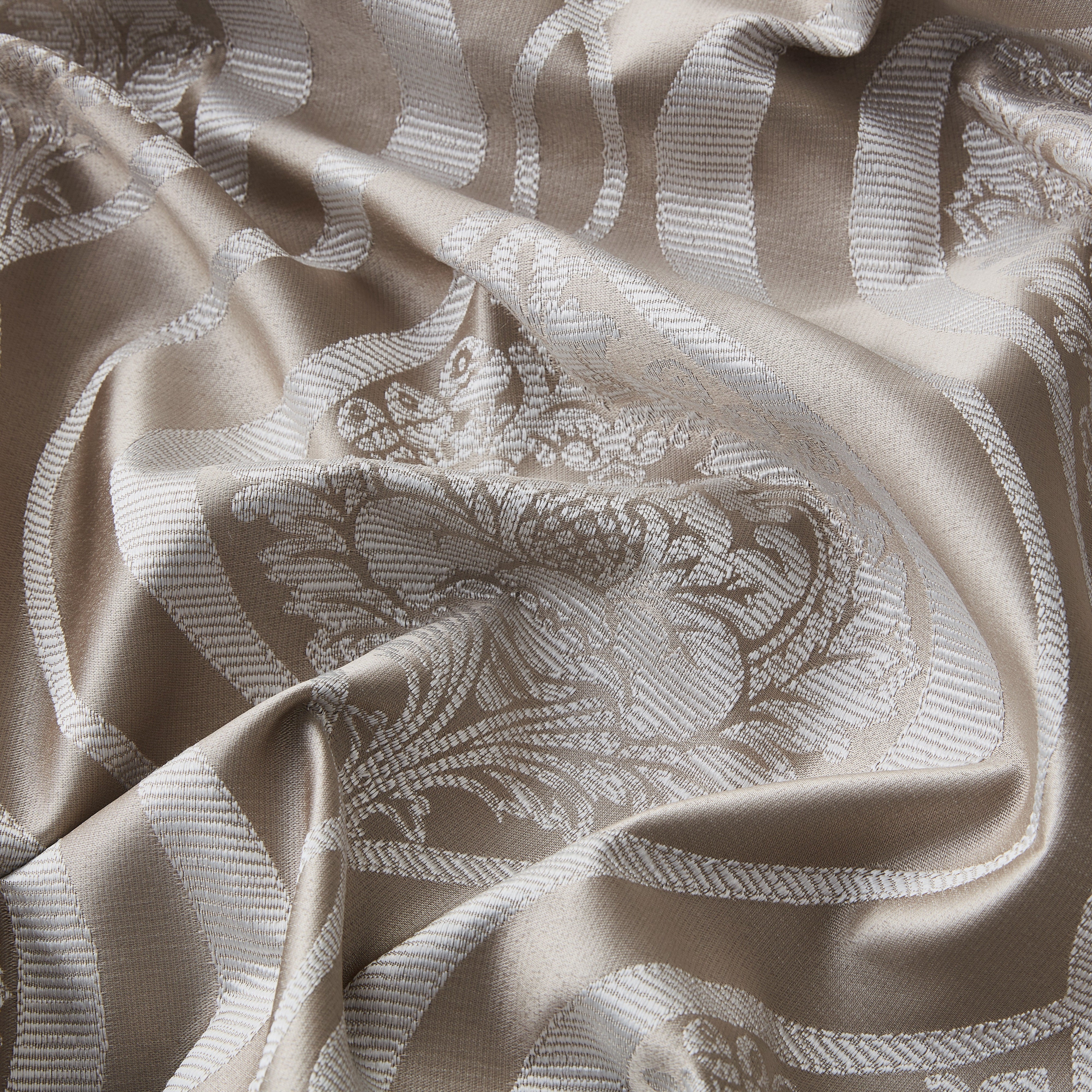 Montero Damask 100% Blackout Grommet Curtain Panels