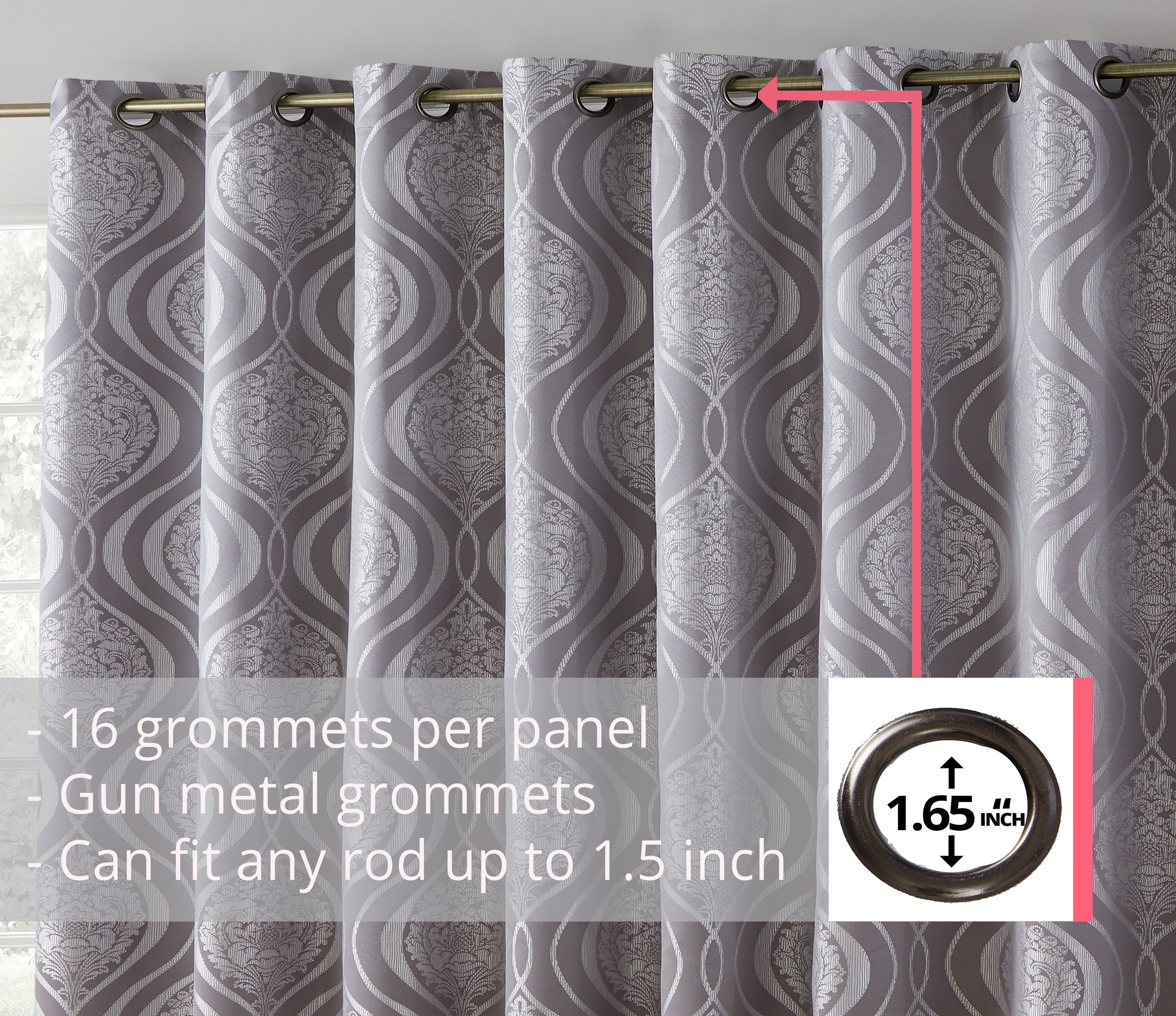 Montero 100% Blackout Grommet Patio Door Panel