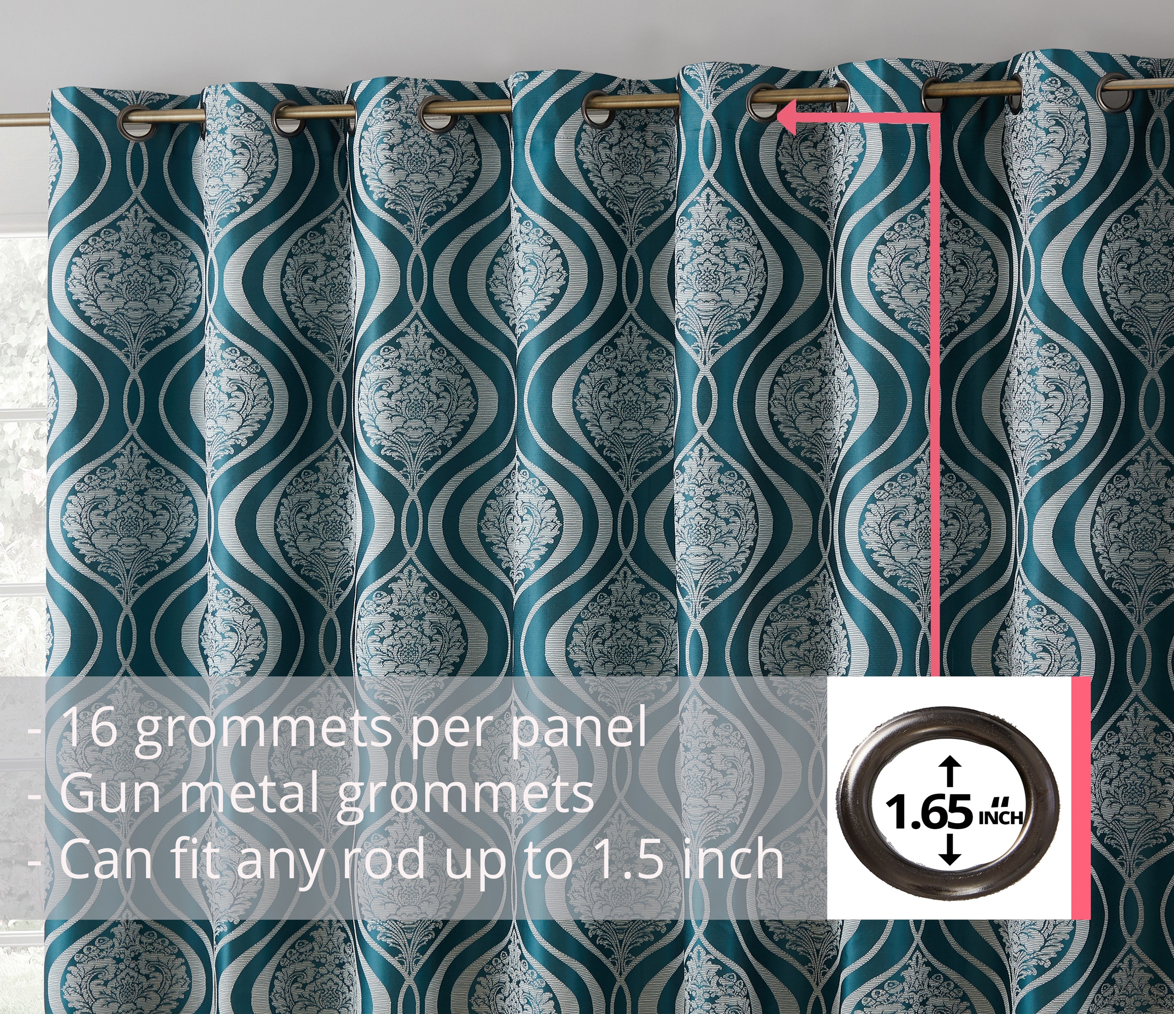 Montero 100% Blackout Grommet Patio Door Panel