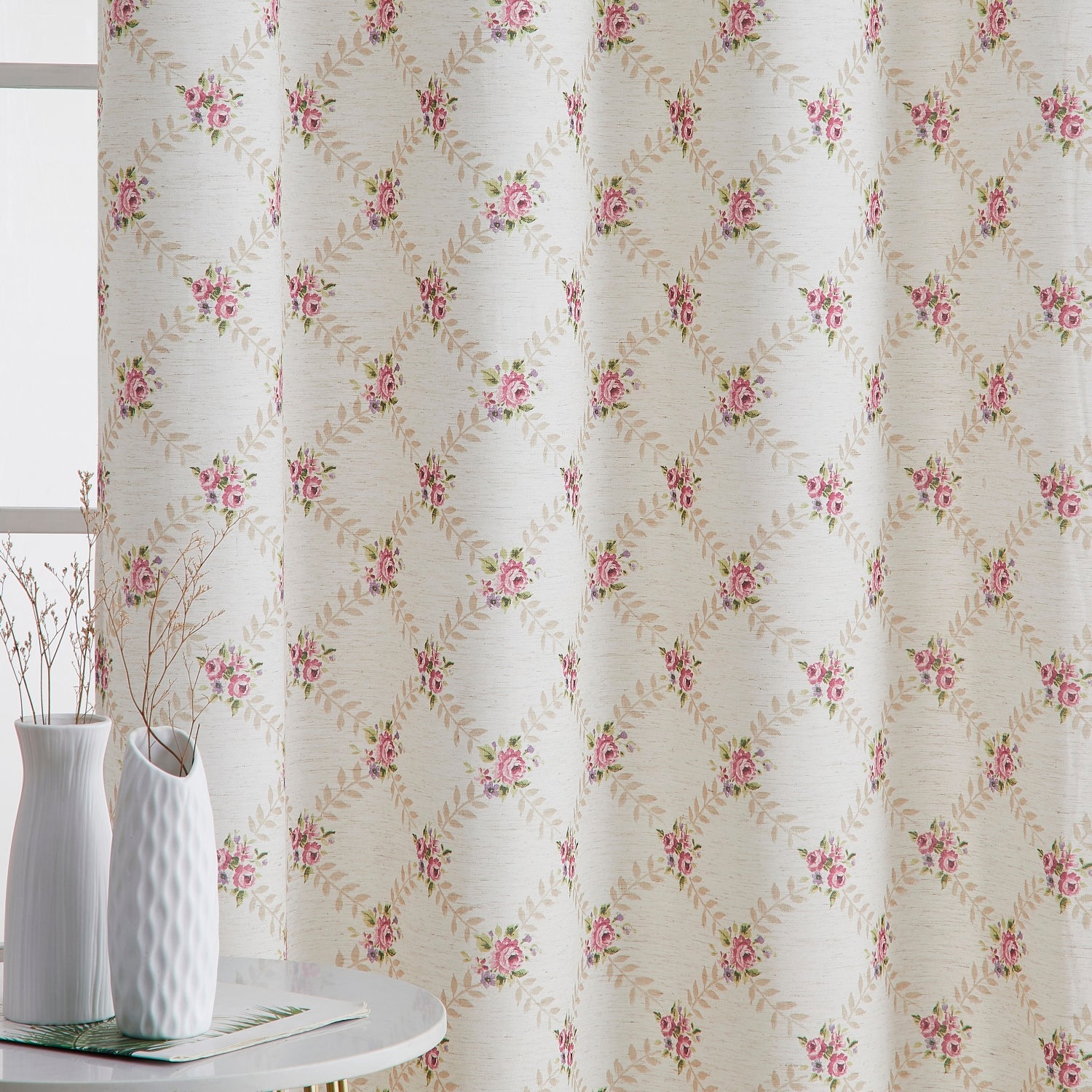 Morgan Floral Grommet Curtains