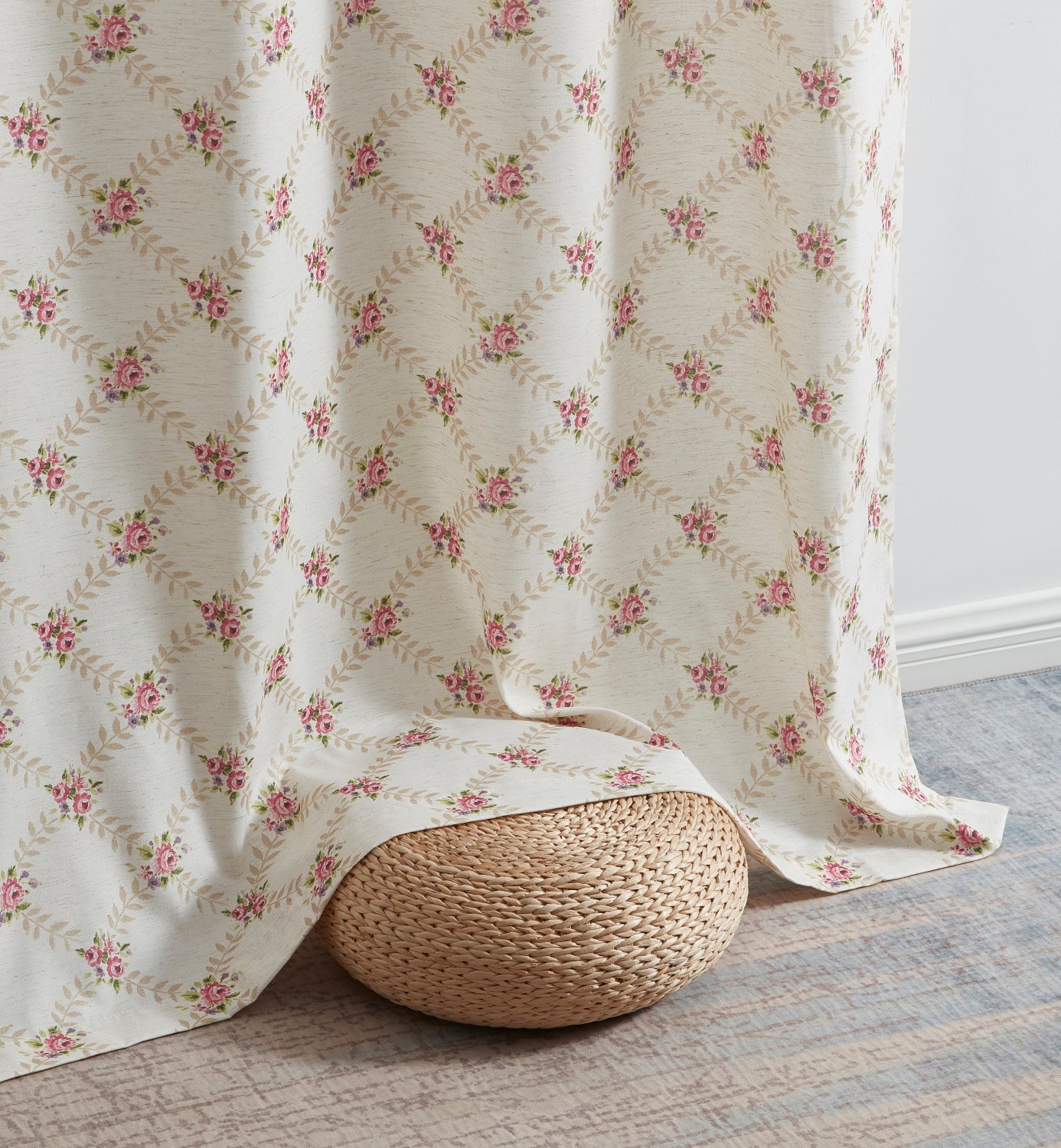 Morgan Floral Grommet Curtains