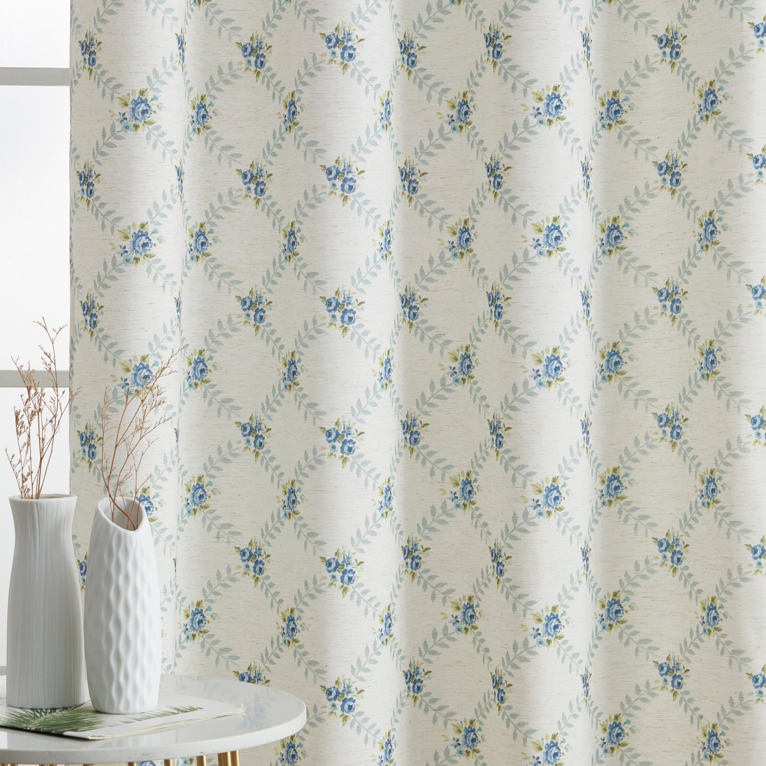 Morgan Floral Grommet Curtains
